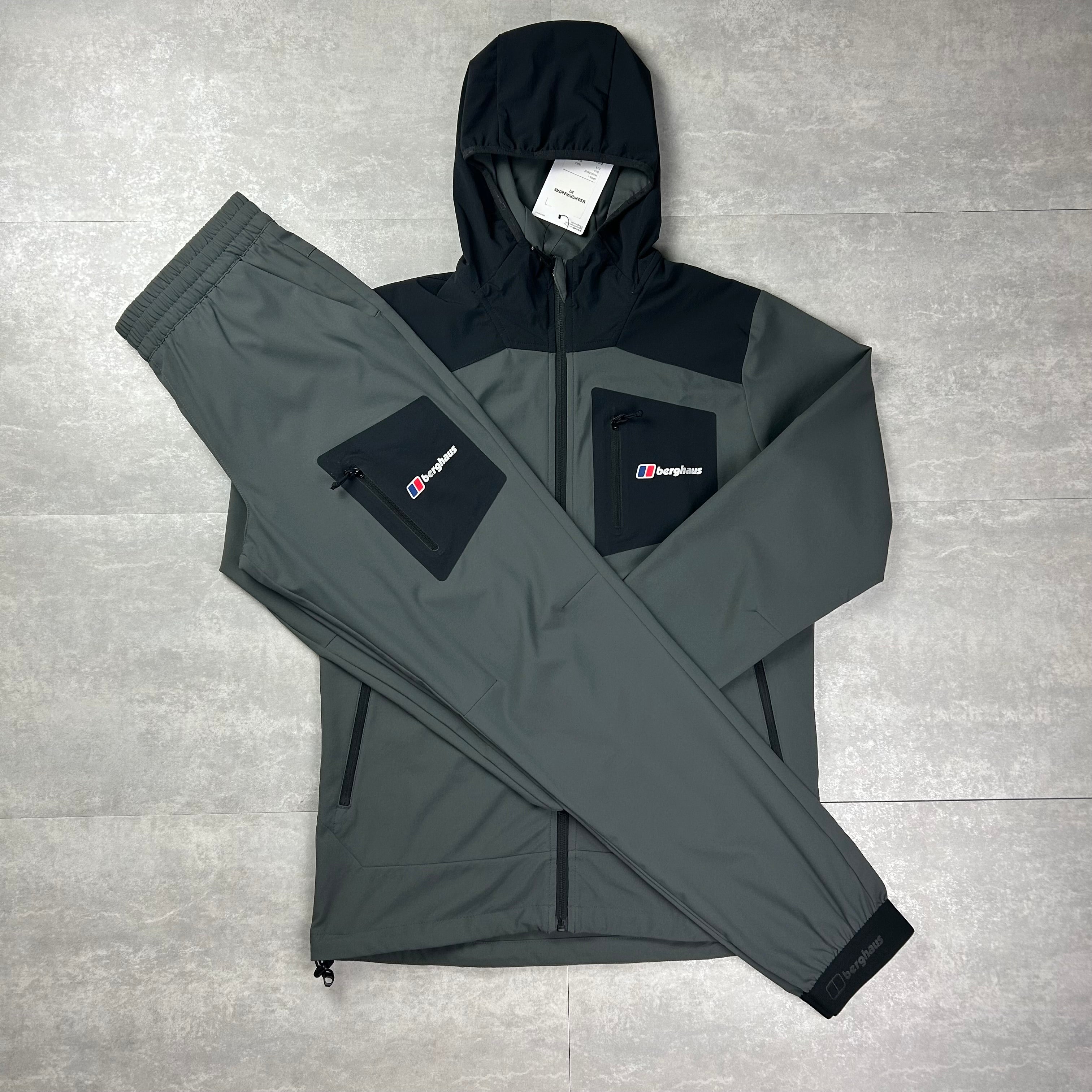 Berghaus Men's intervale tracksuit set charcoal grey/black