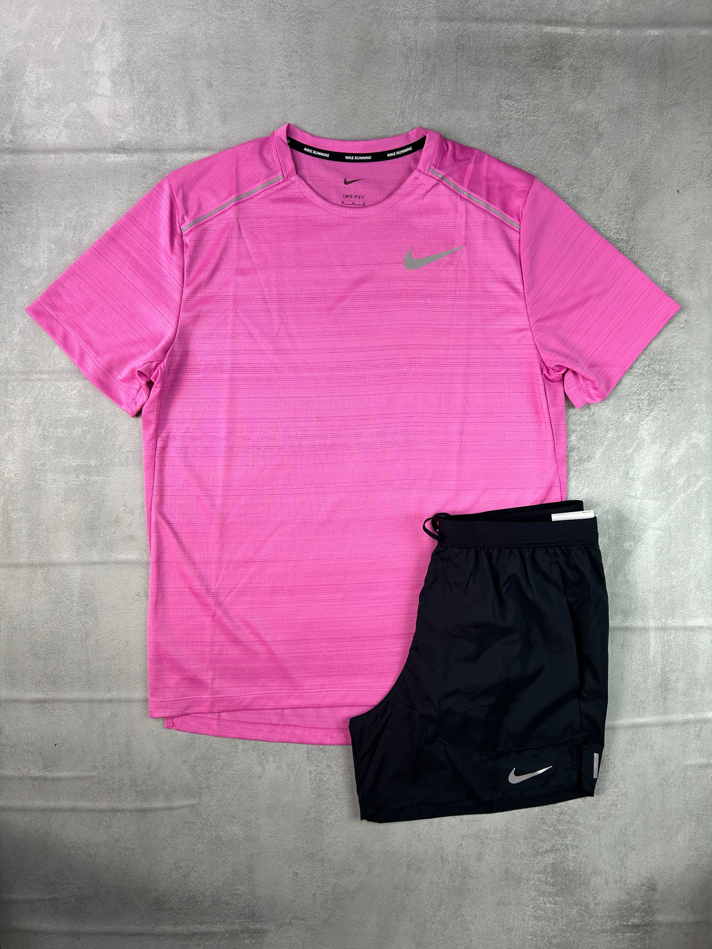 Nike miler 1.0 Men's set playful pink