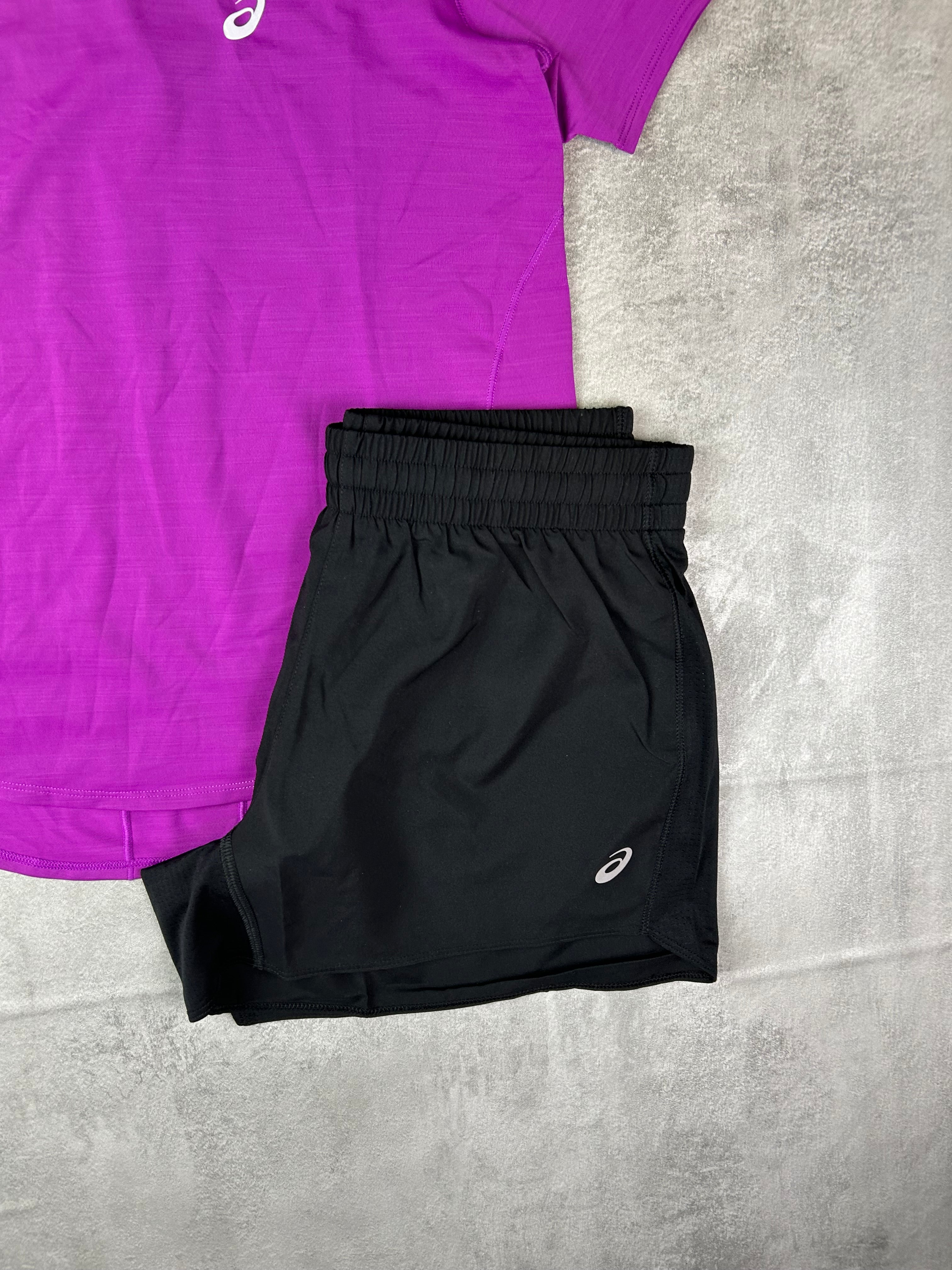 Asics women's SS outfit set pink/magenta