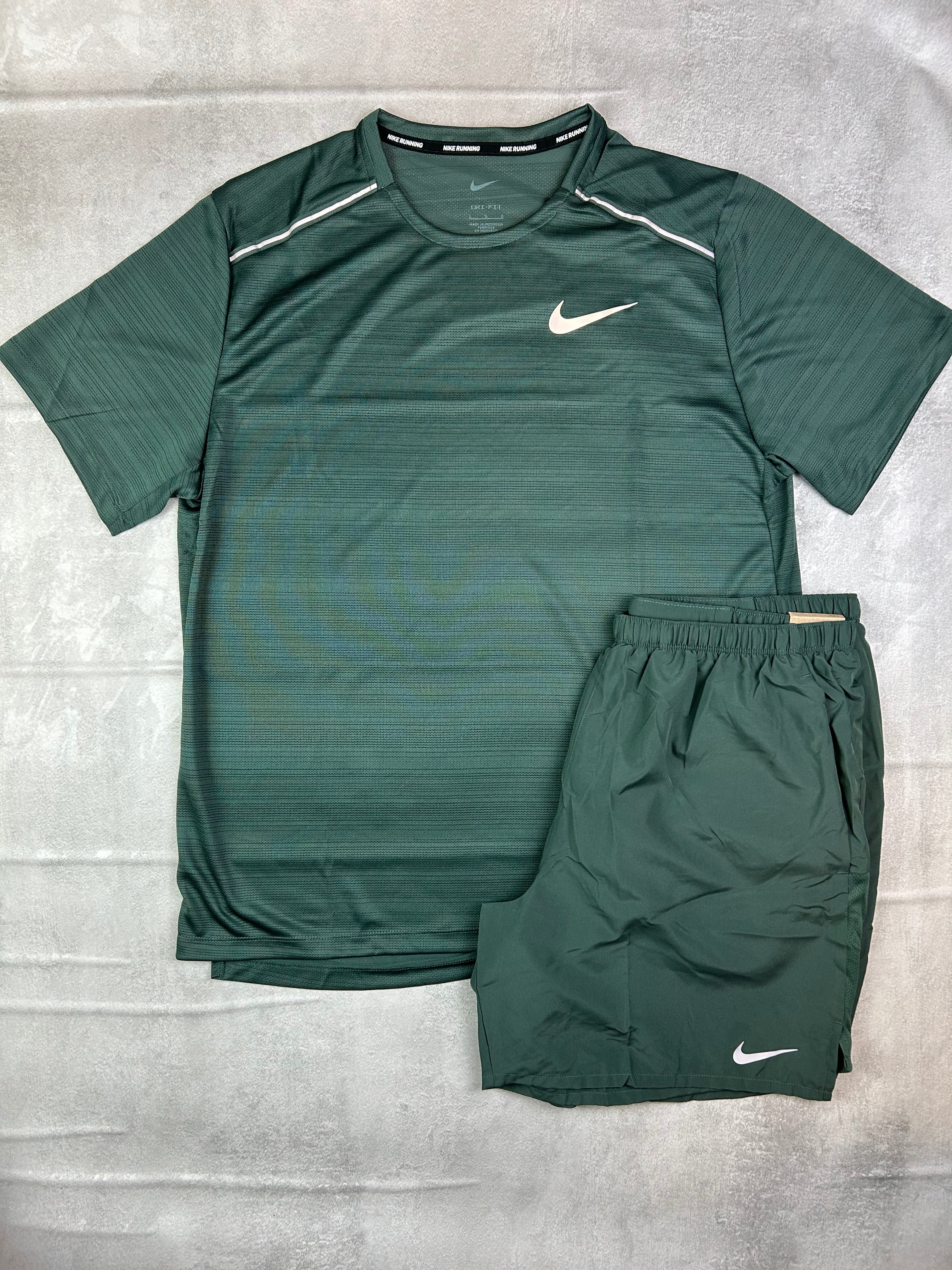 Nike miler 1.0 men’s set vintage green