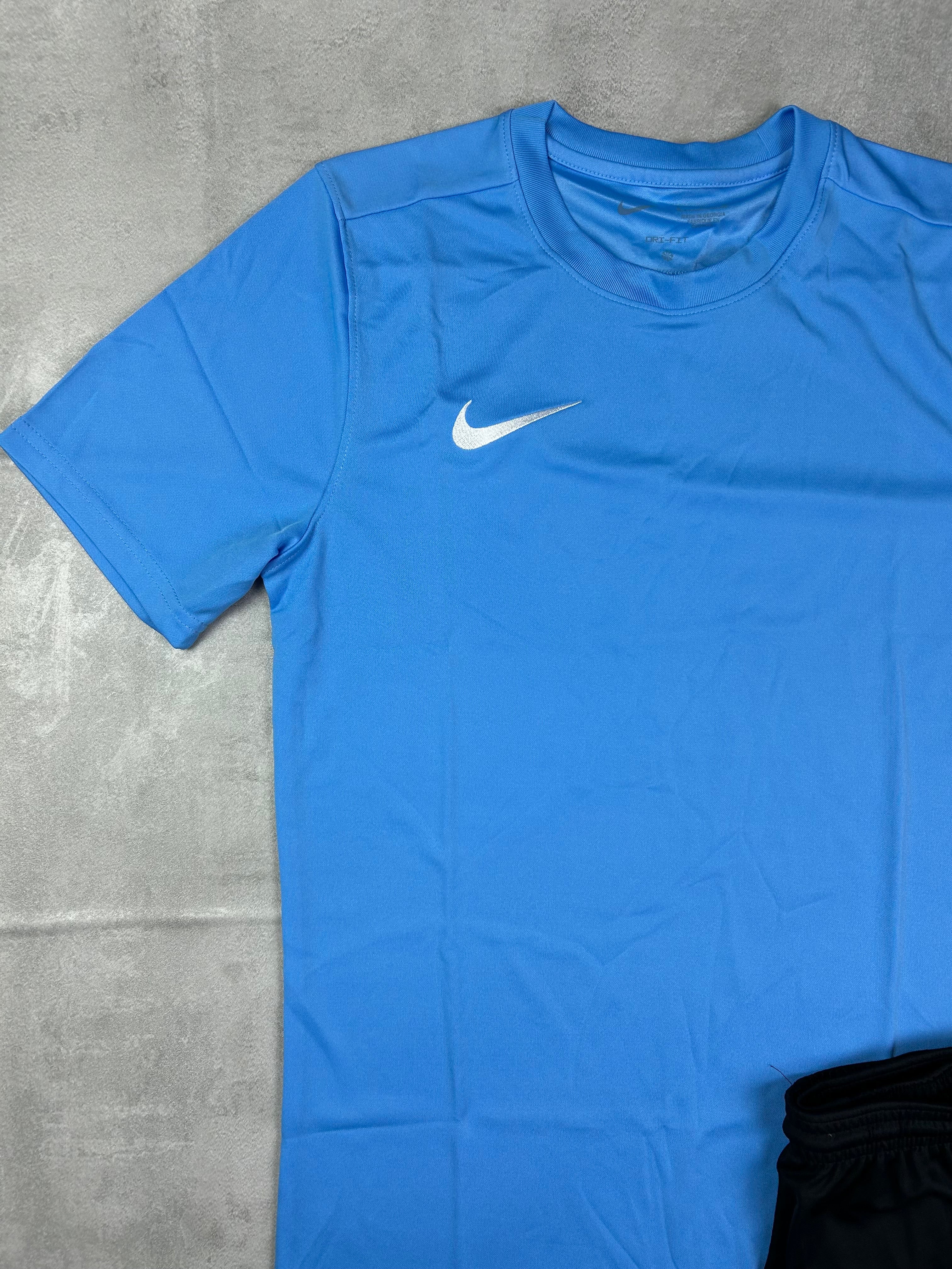 Nike dri fit set royal blue/black