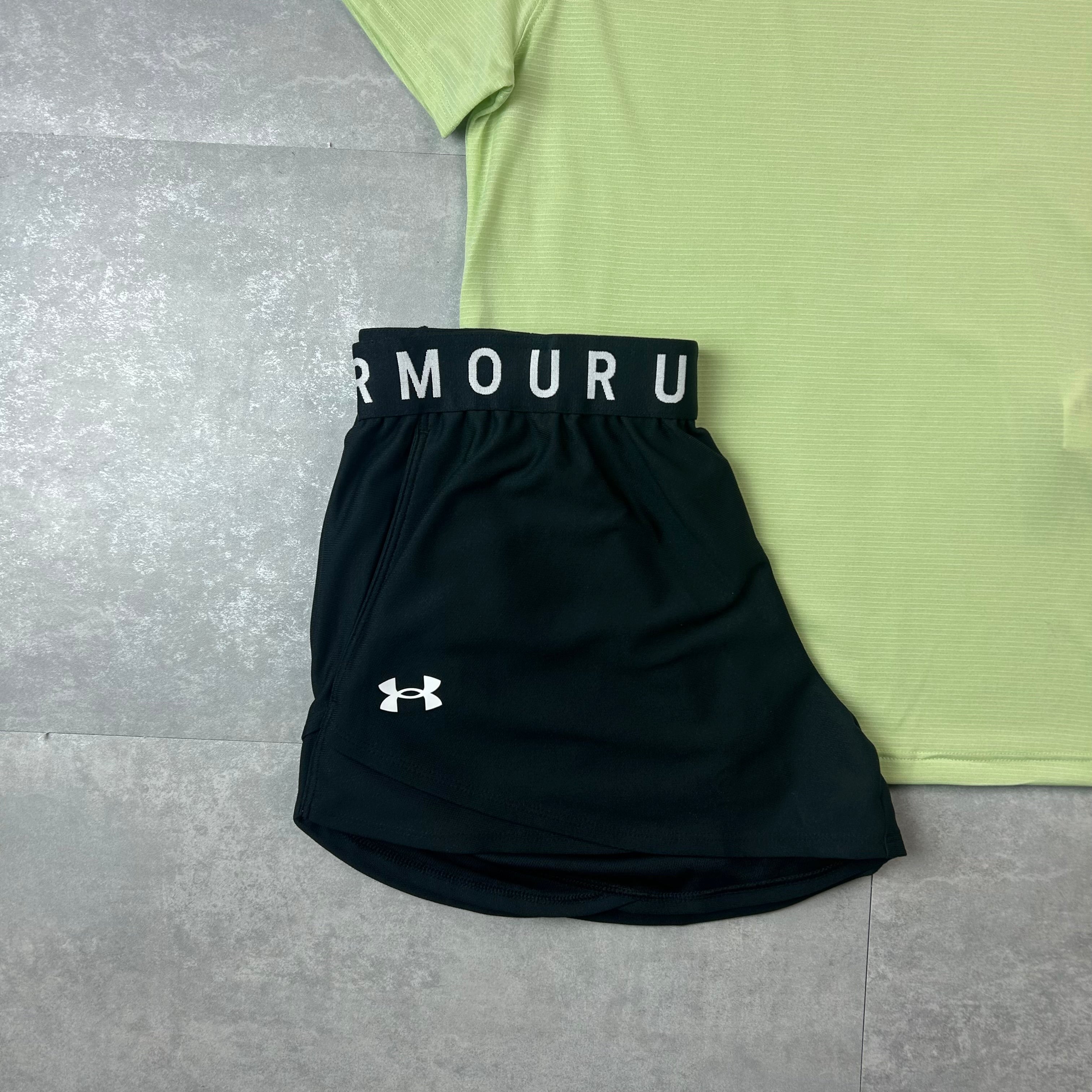 Under armour women's launch set neon/black