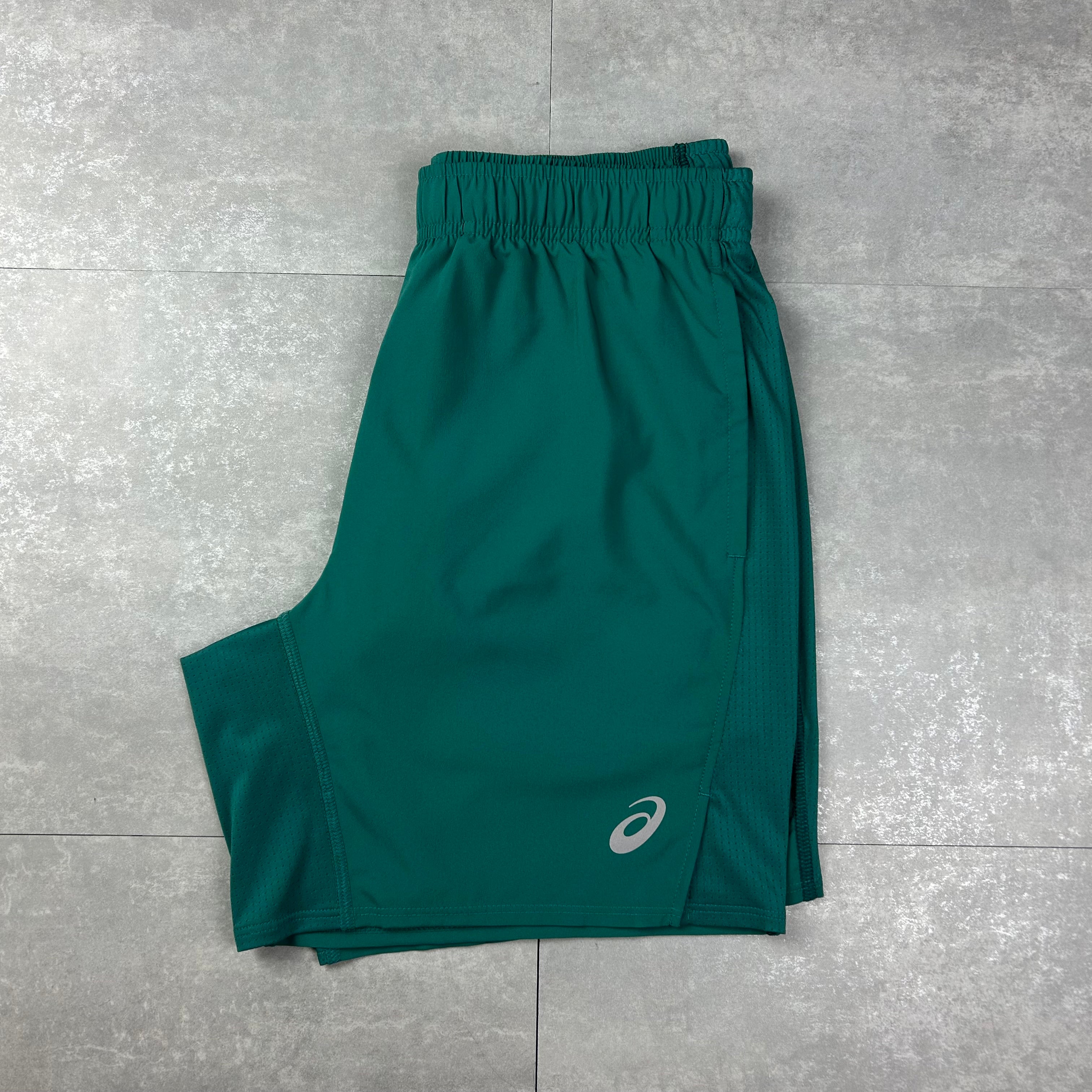 Asics core shorts foggy teal