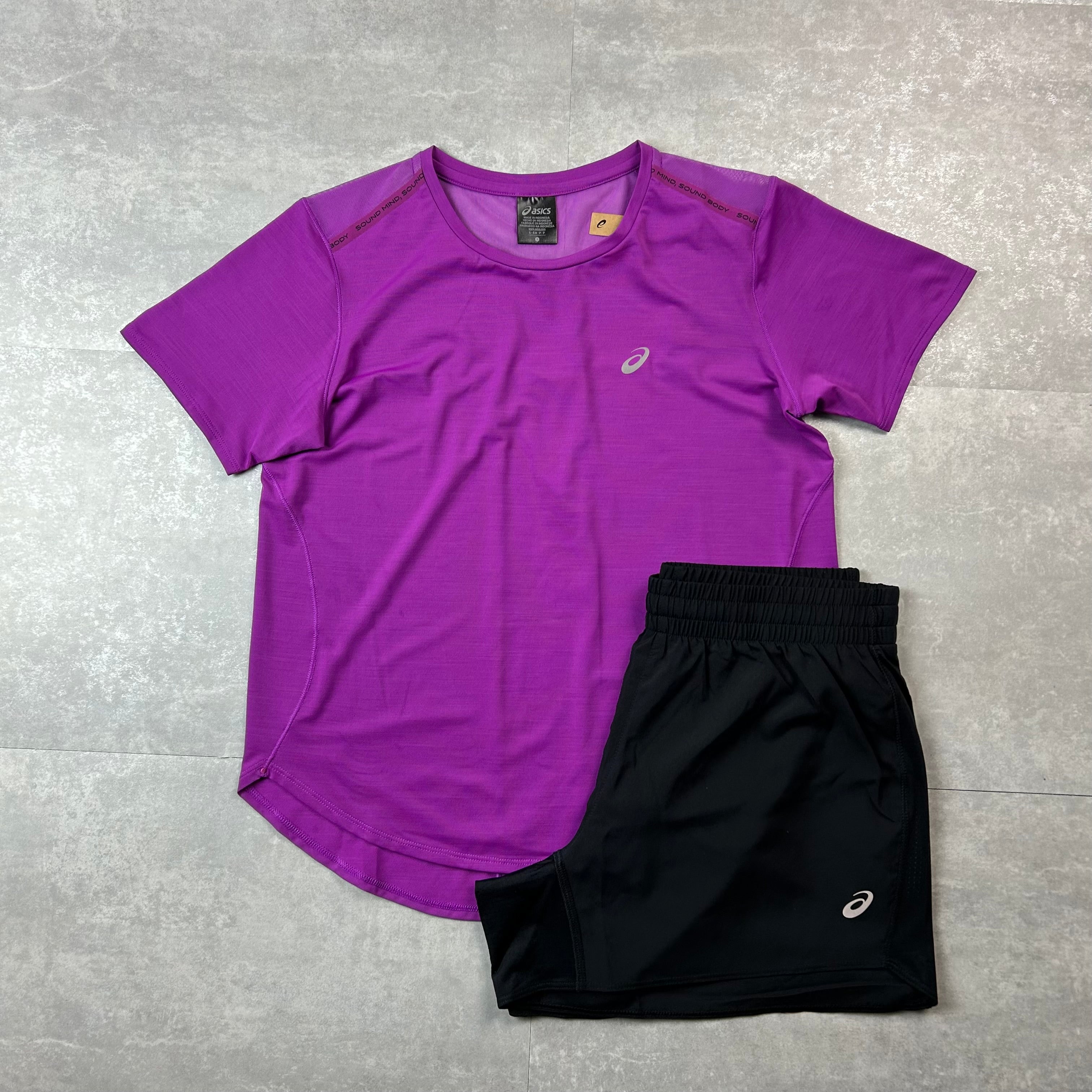 Asics women's SS outfit set pink/magenta