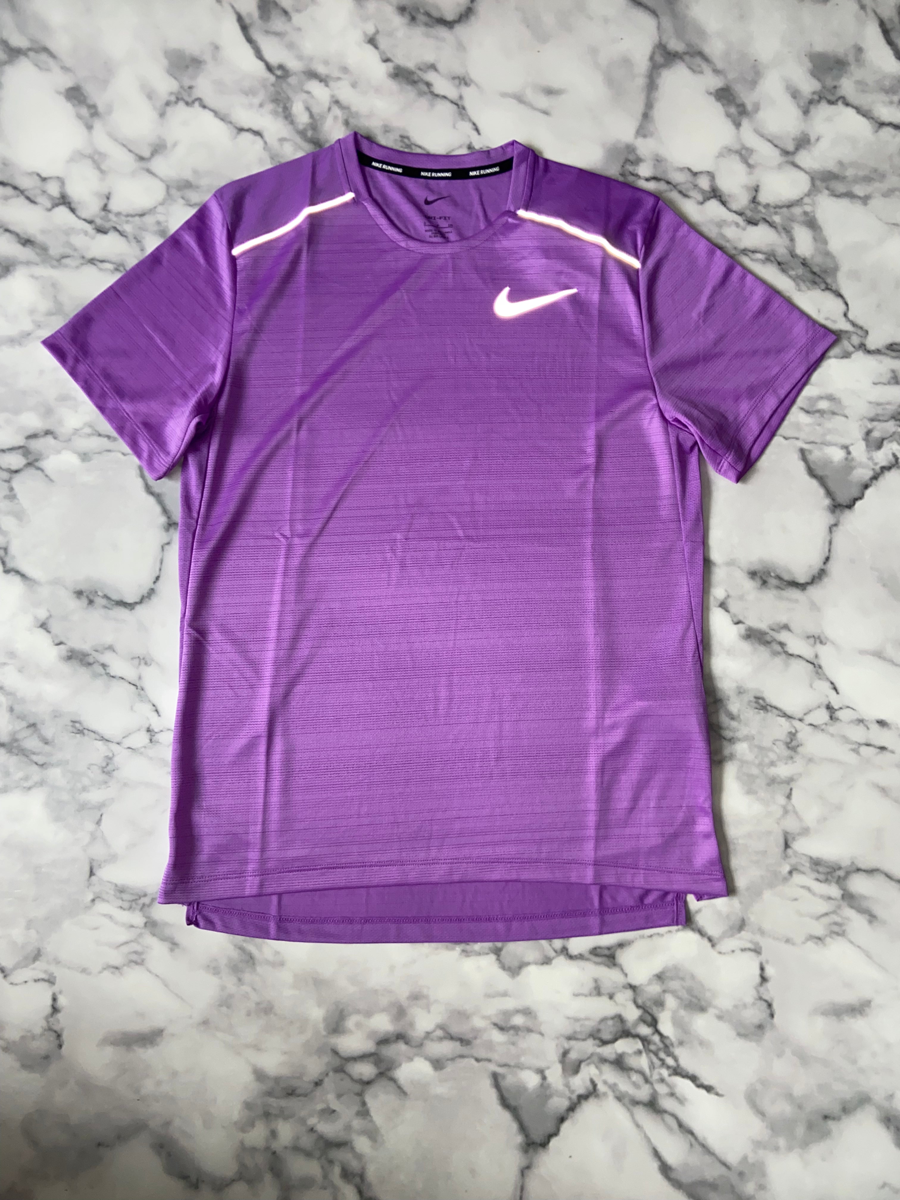 Nike miler 1.0 t shirt “violet purple”