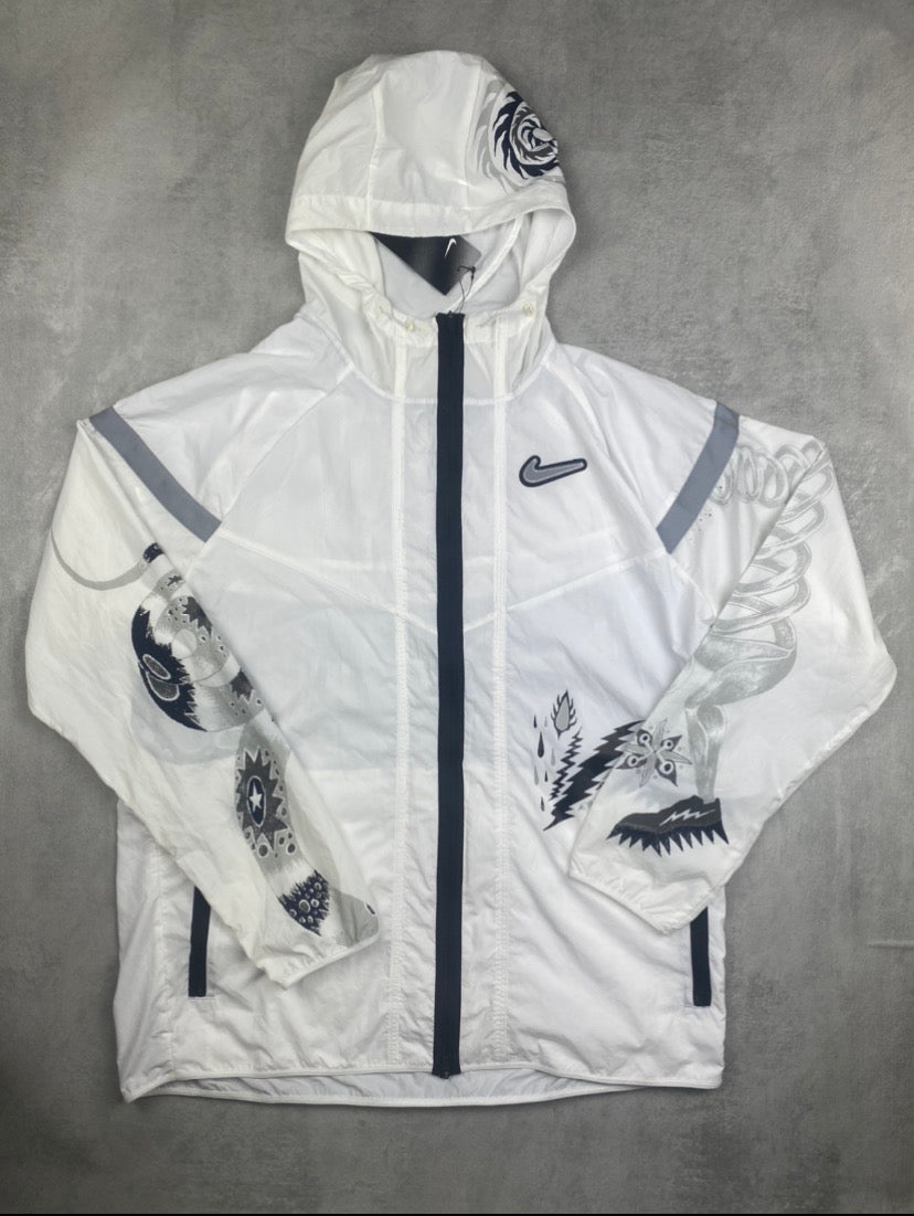 Nike repel white dragon wind runner jacket