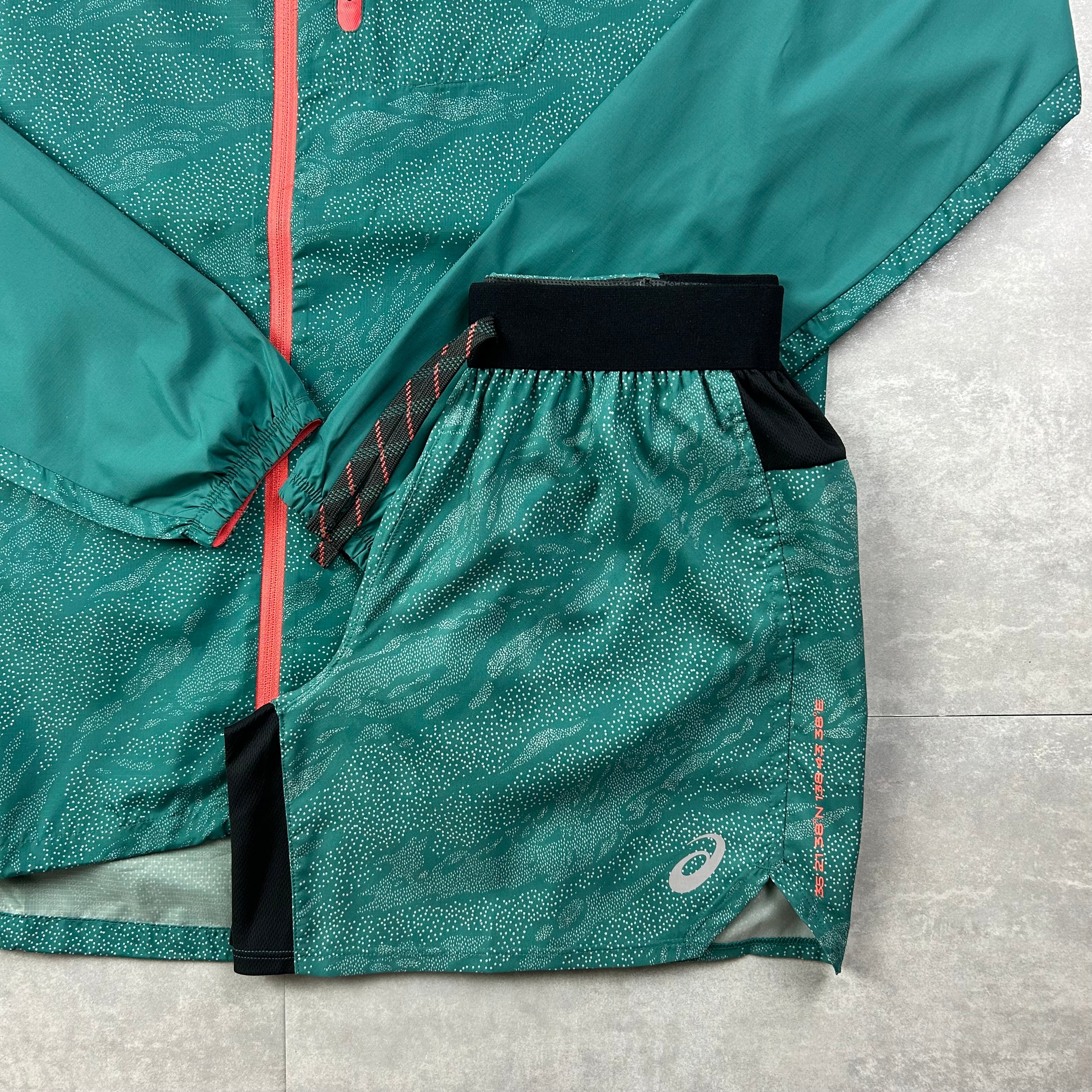 Asics fuji trail wind-runner jacket set