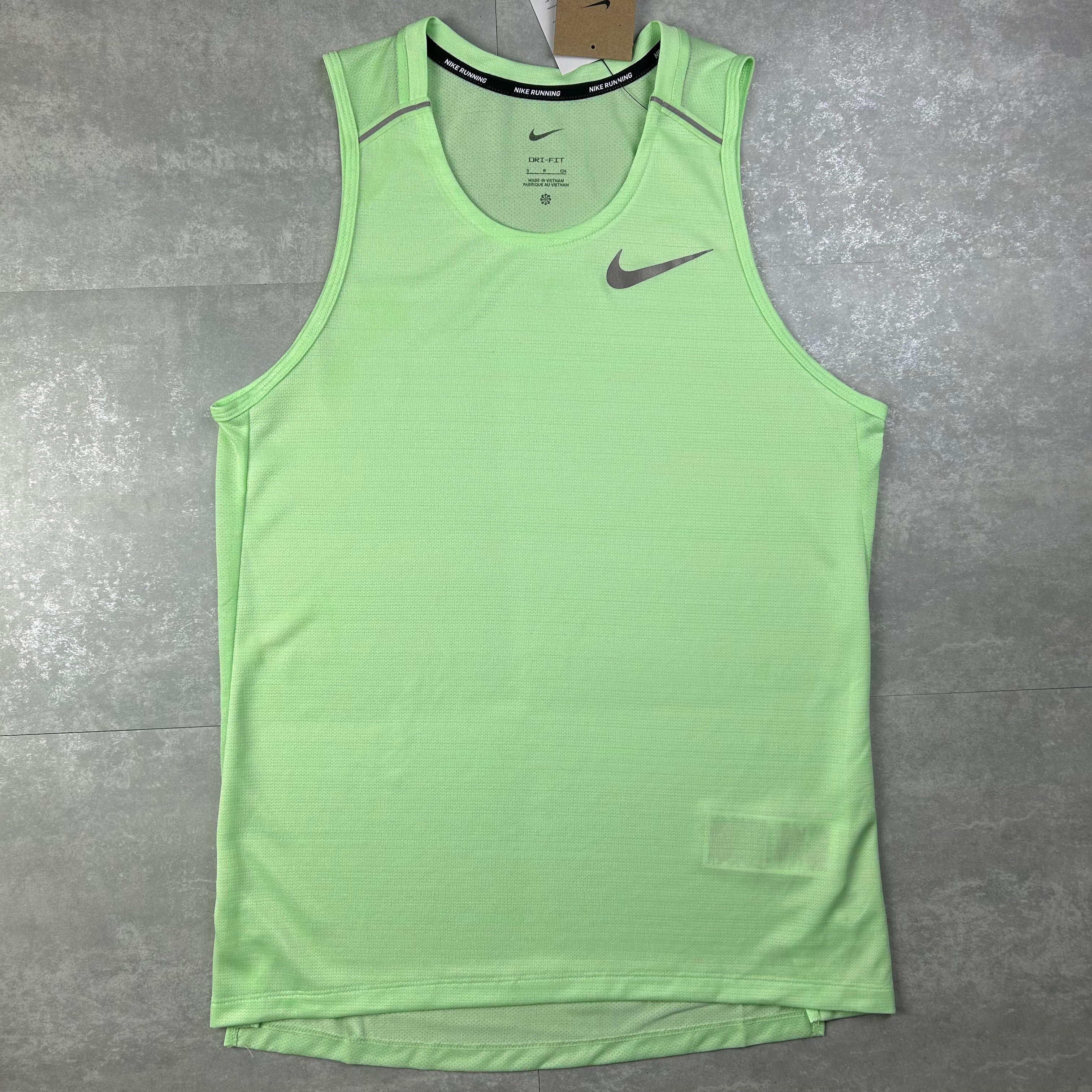 Nike men's miler 1.0 vest mint