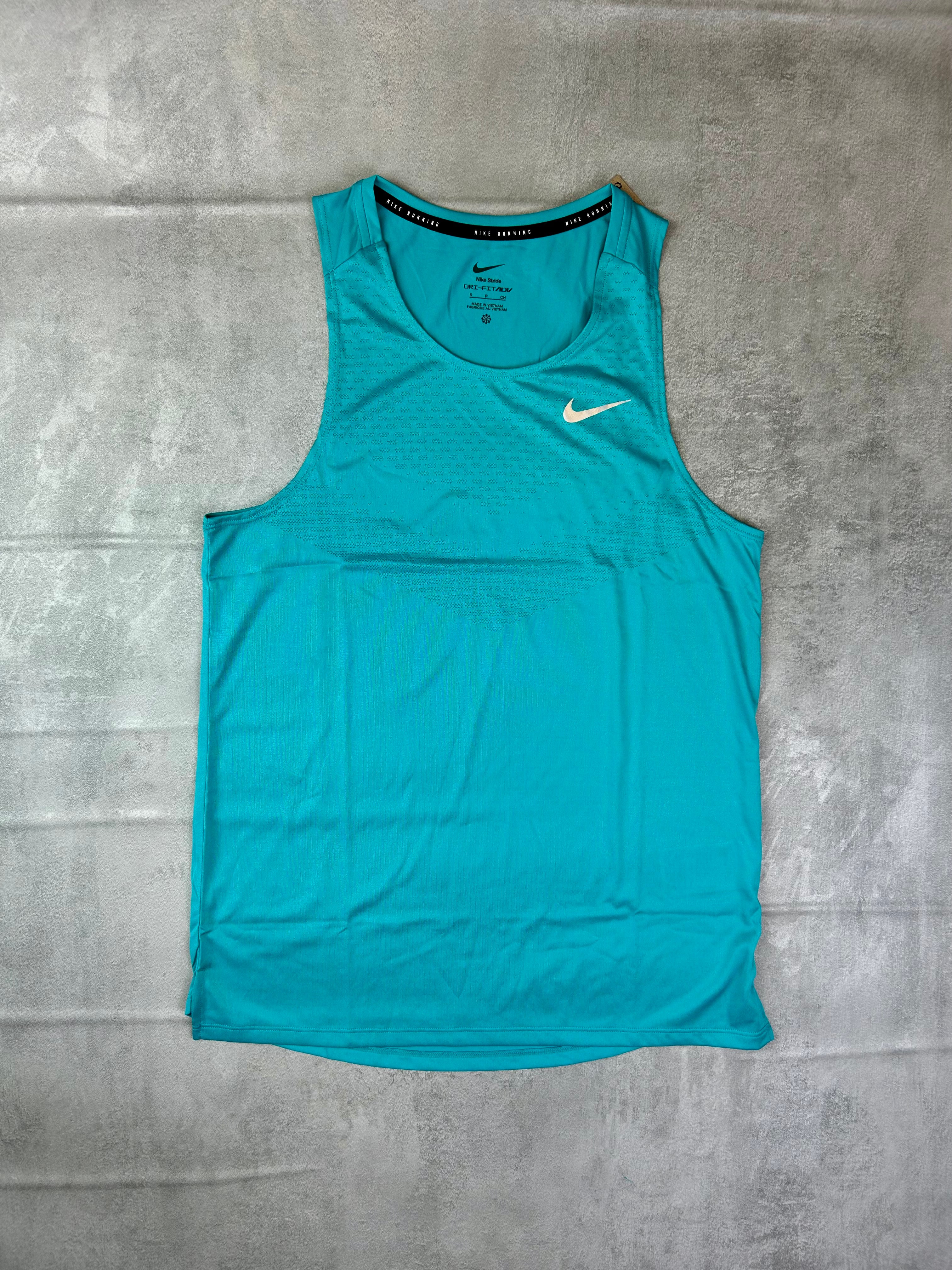 Nike Men's stride DRI-fit ADV running vest dusty cactus