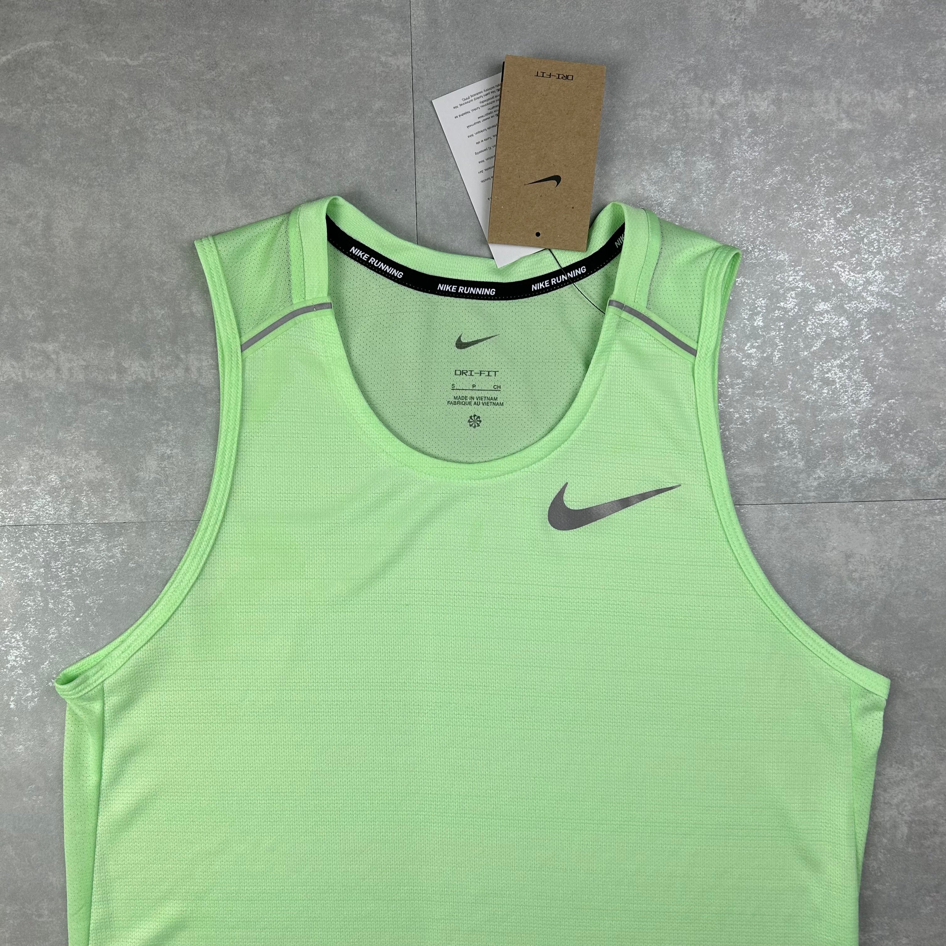 Nike men's miler 1.0 vest mint
