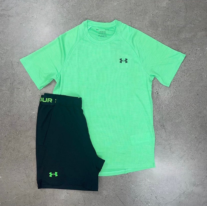 under armour green velocity set