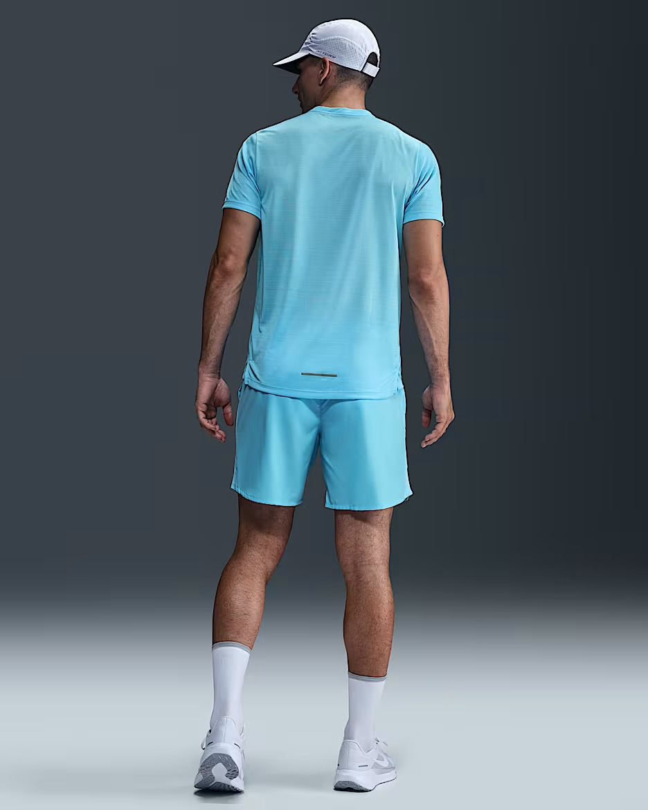 Nike miler 1.0 men's t shirt aqua blue