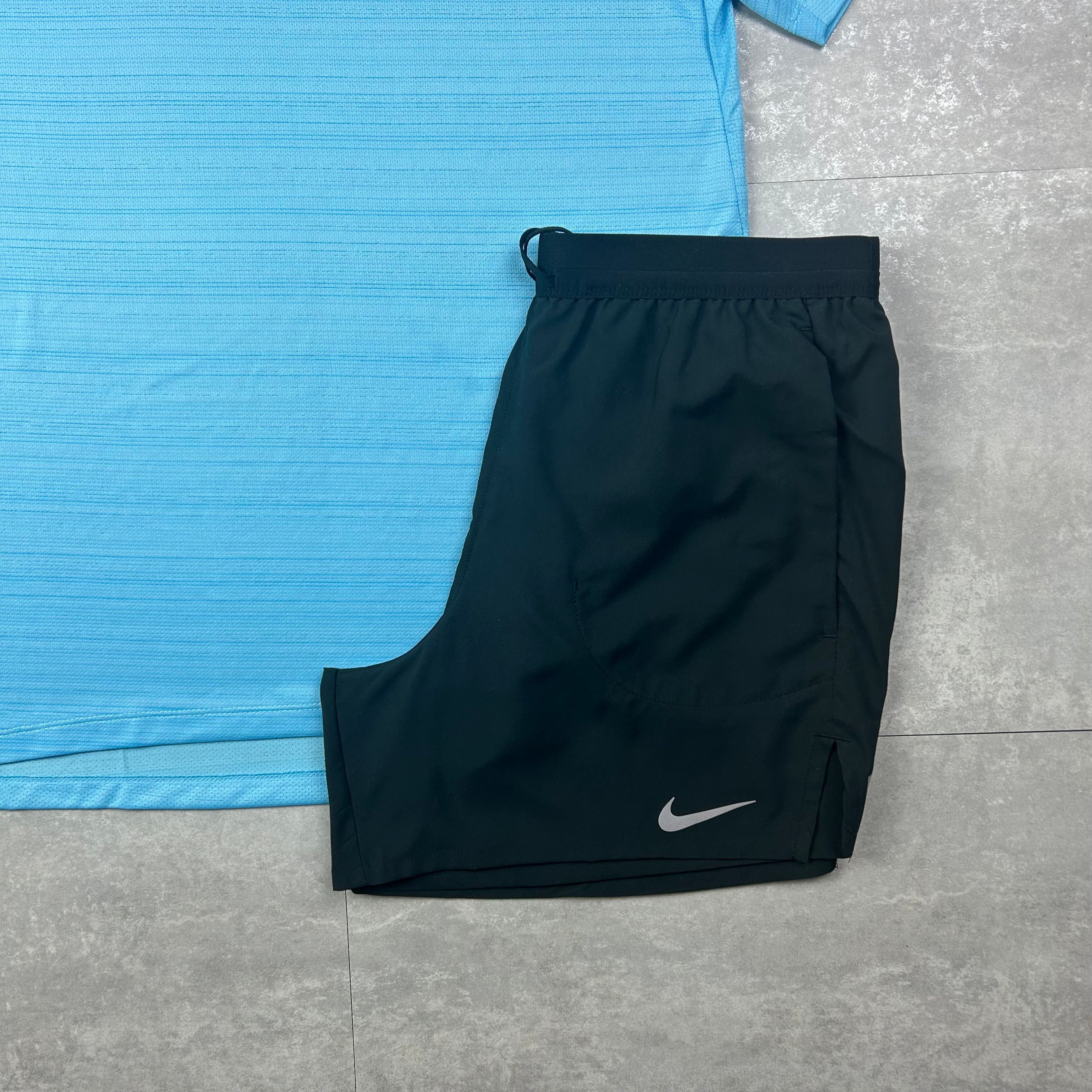 Nike Men's miler 1.0 set aqua blue