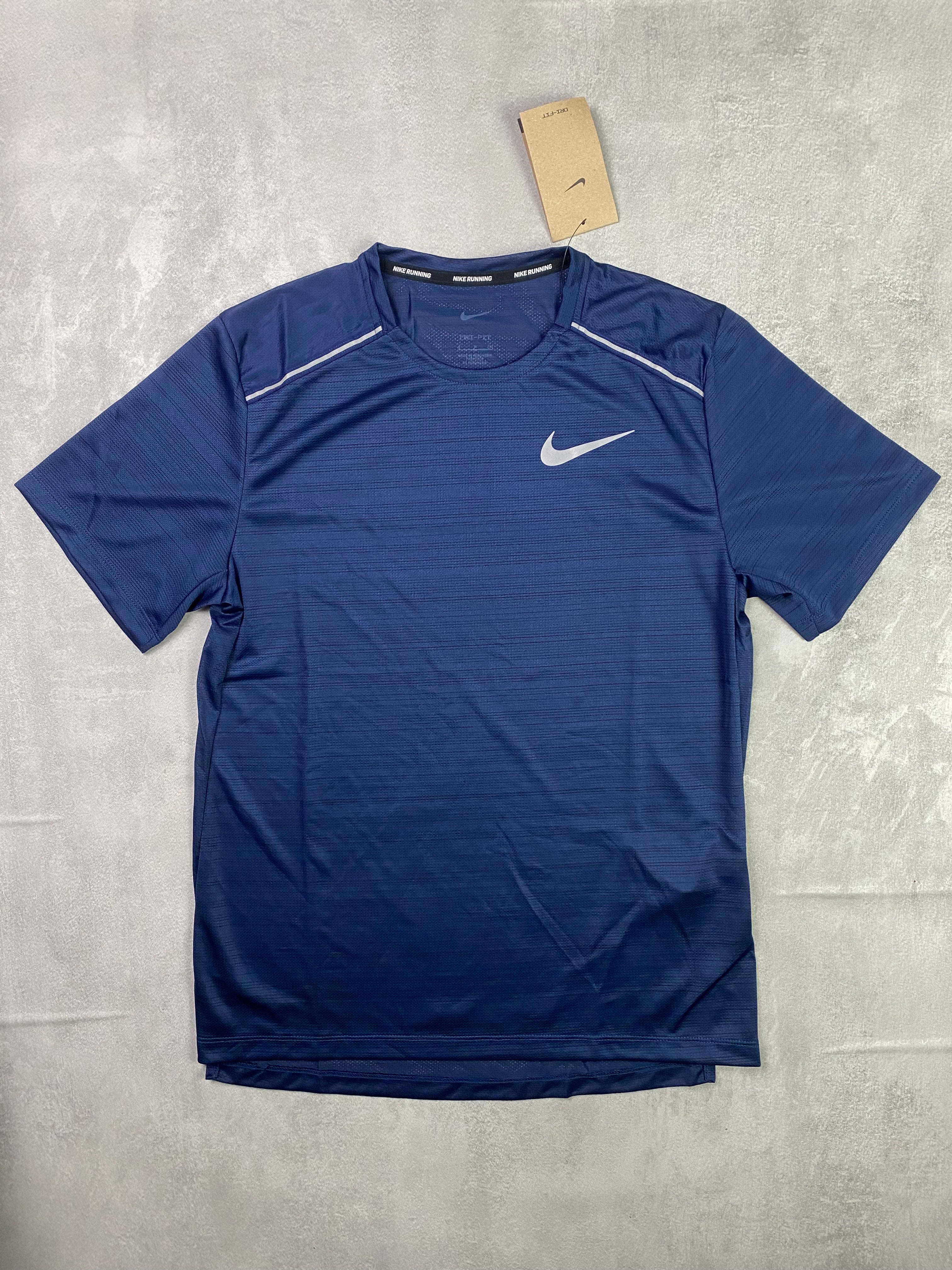 Nike miler 1.0 t shirt midnight navy