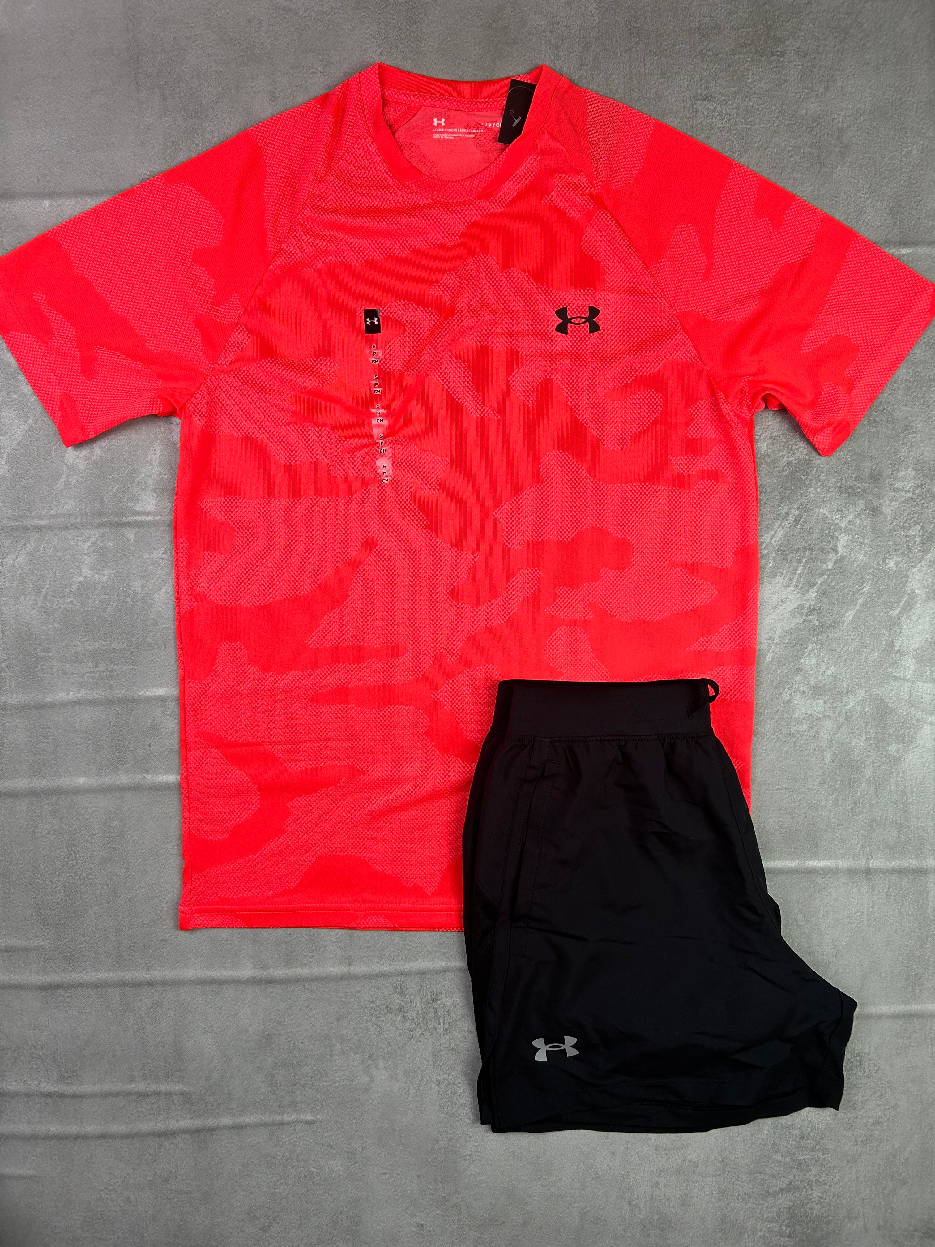under armour Jacquard camo Men's set red