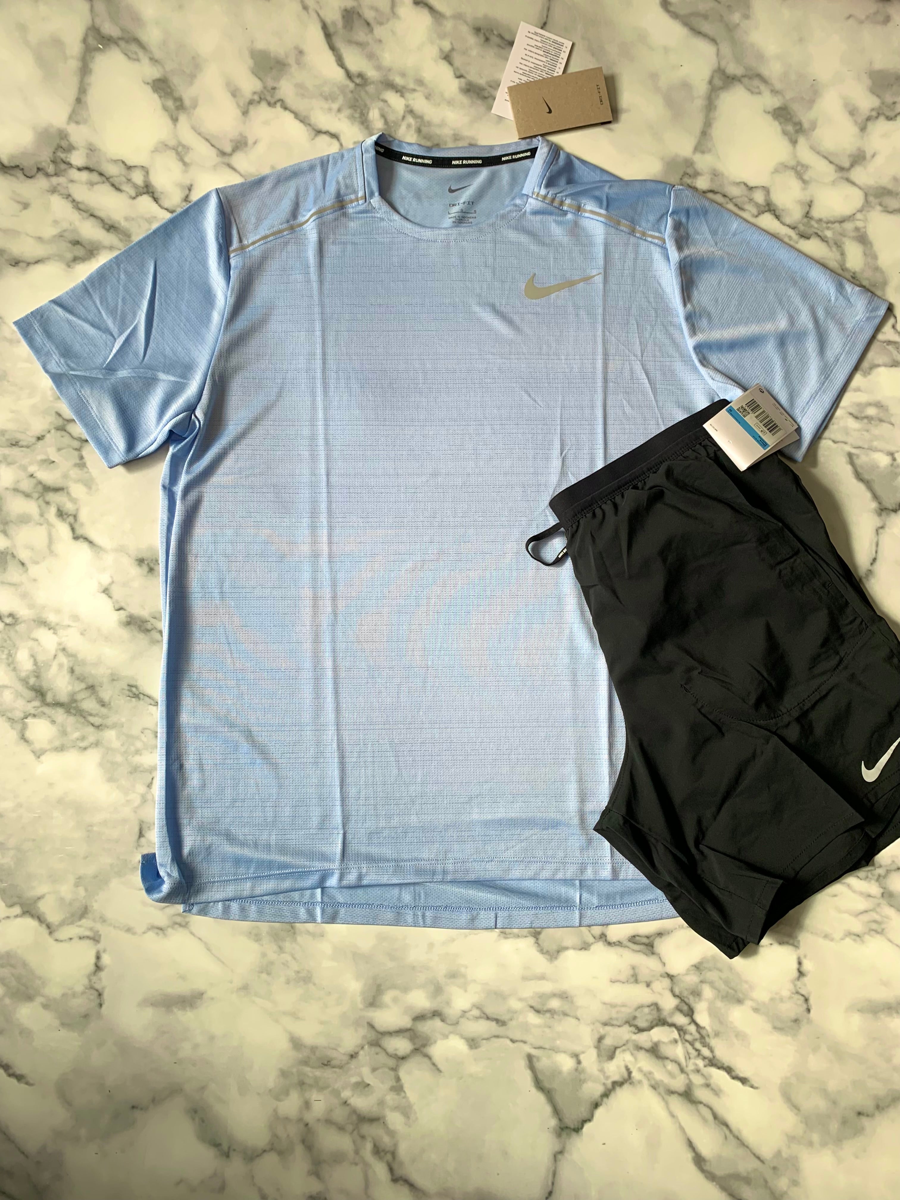 nike miler set cobalt bliss flex stride short