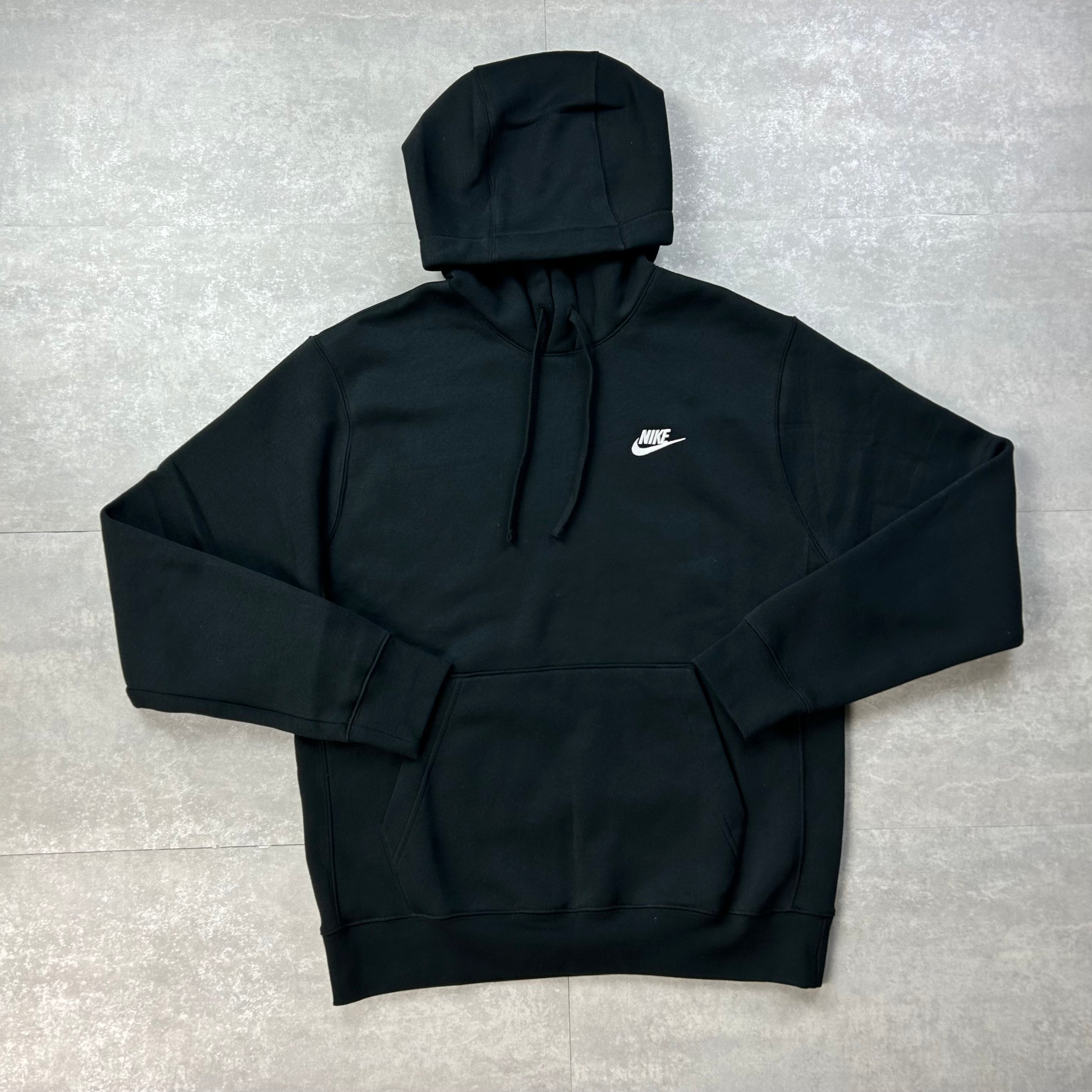 Nike club fleece tracksuit set black