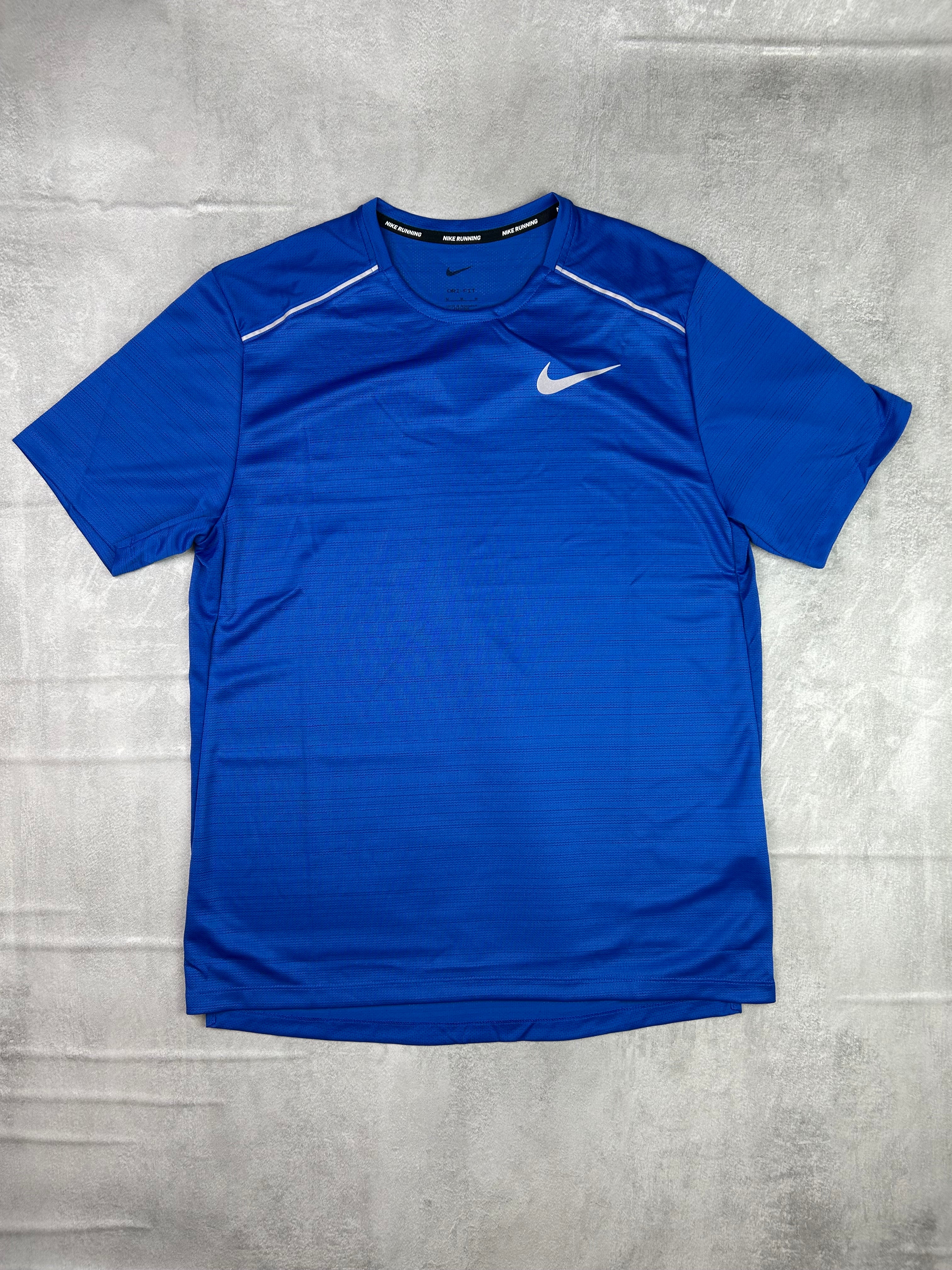 Nike miler 1.0 t shirt royal blue
