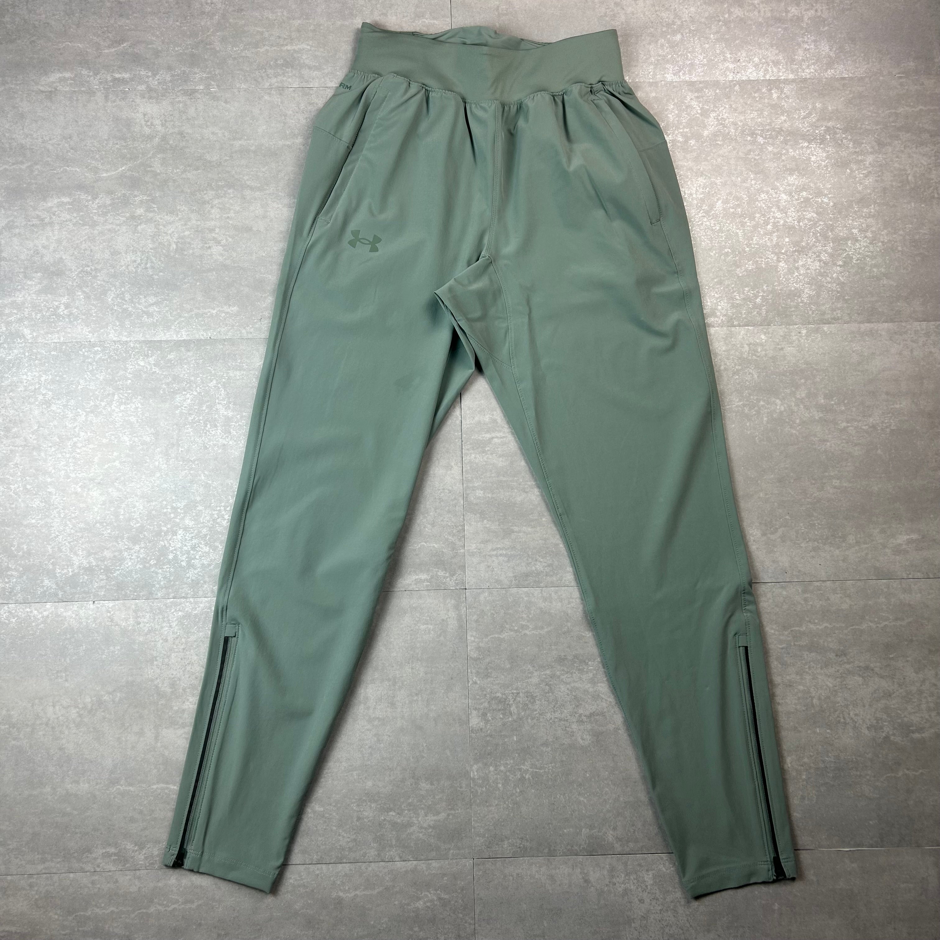 under armour out run the storm pant green