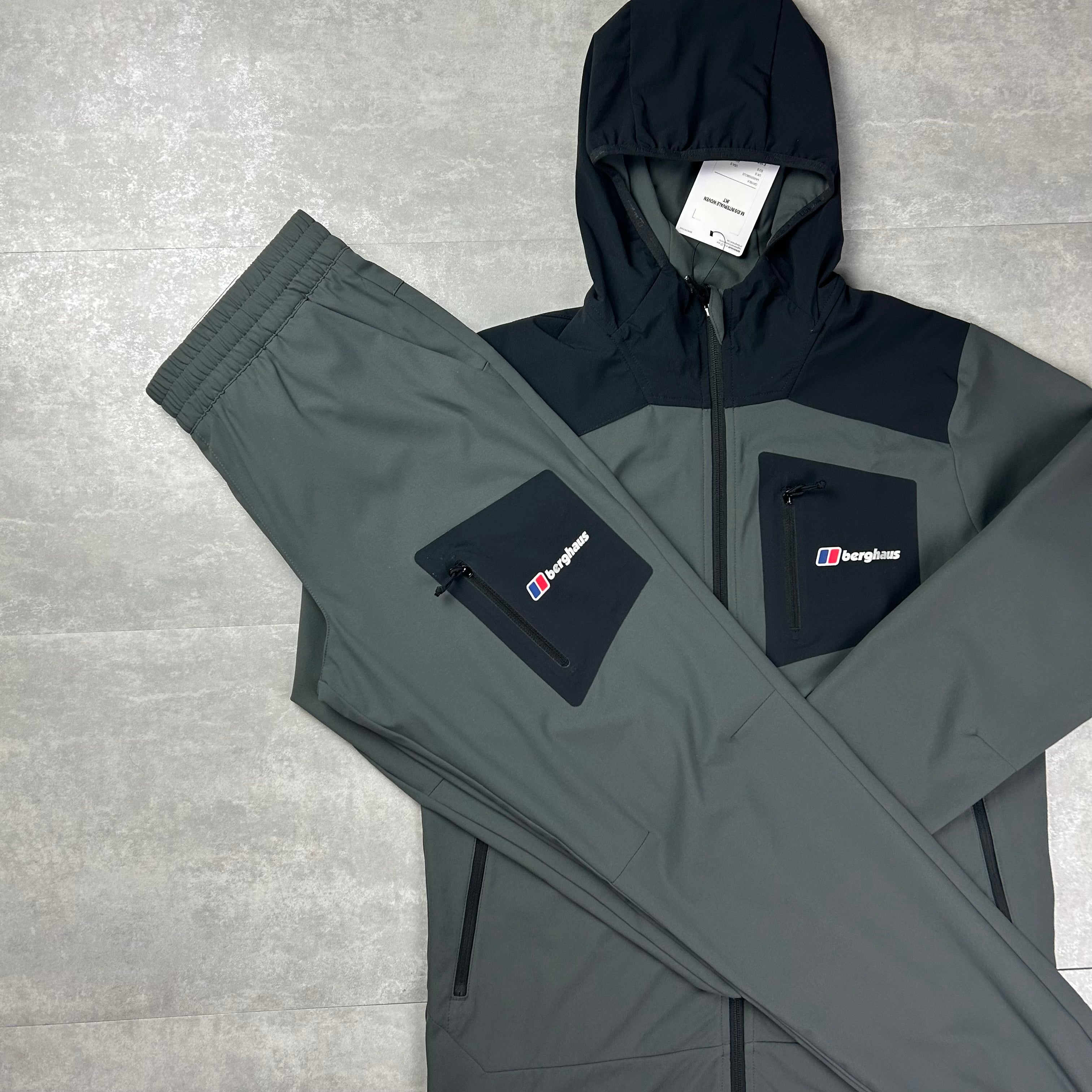 Berghaus Men's intervale tracksuit set charcoal grey/black