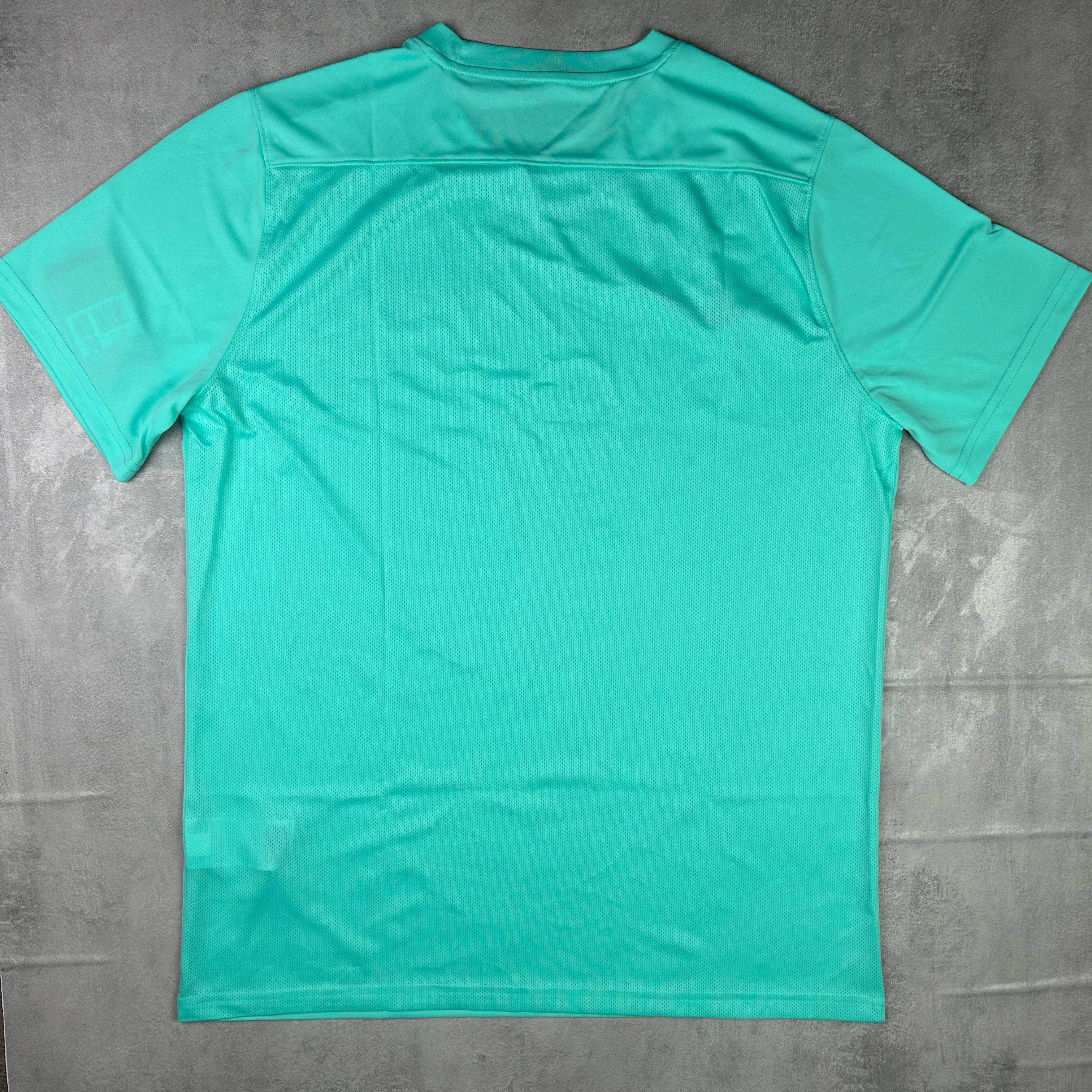 Nike dri fit t shirt turquoise blue