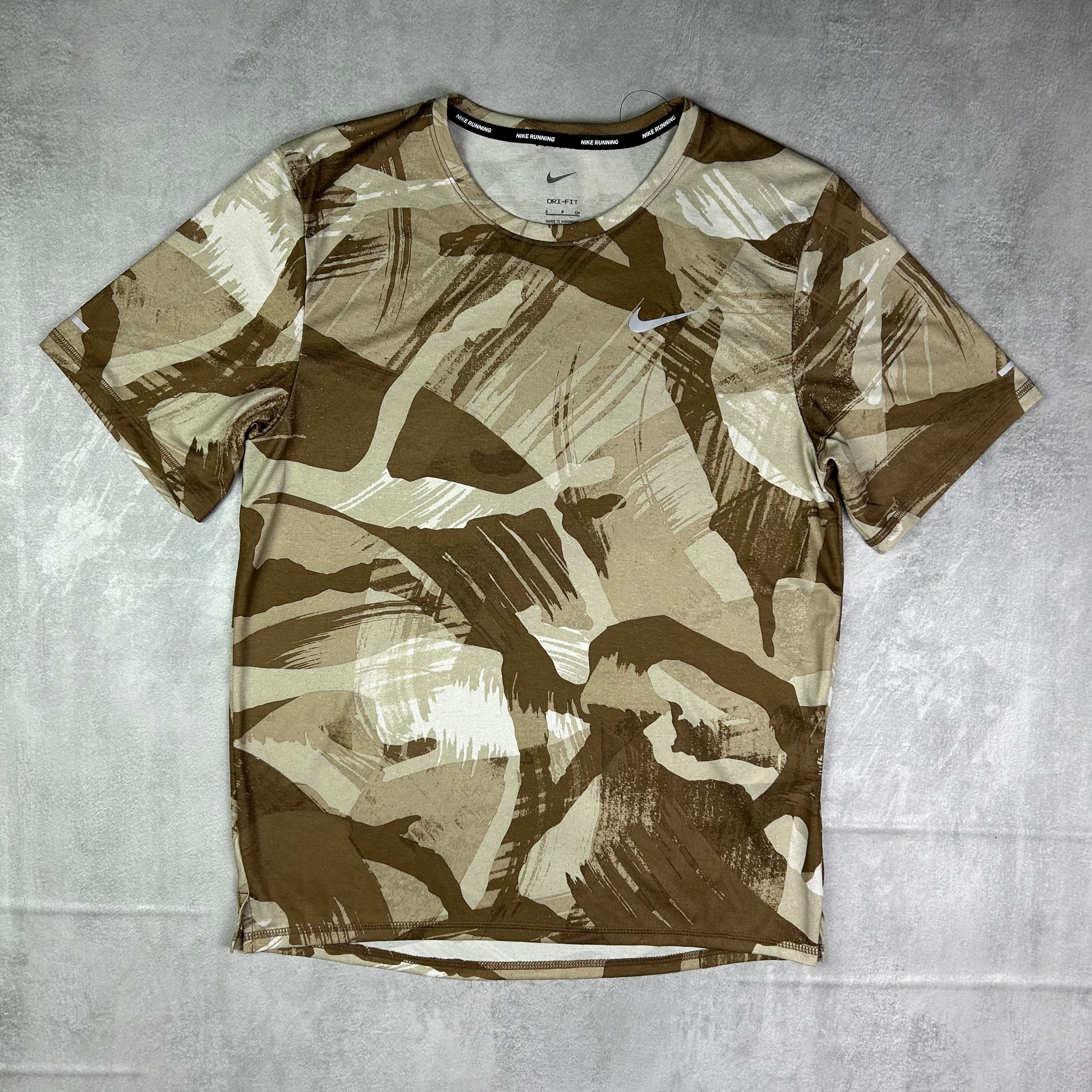Nike camo miler t shirt