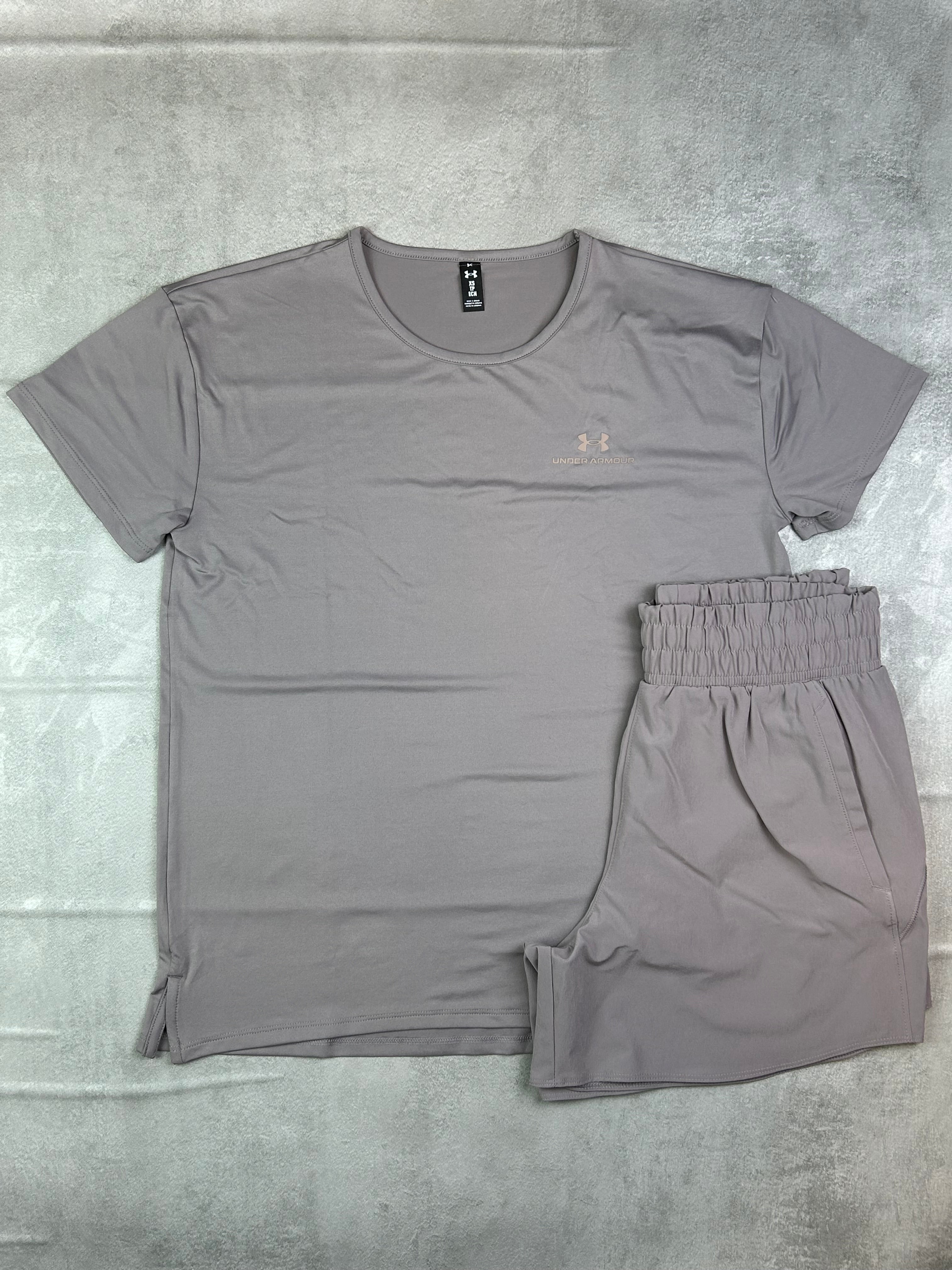 under armour vanish women's set tetra grey/lavender