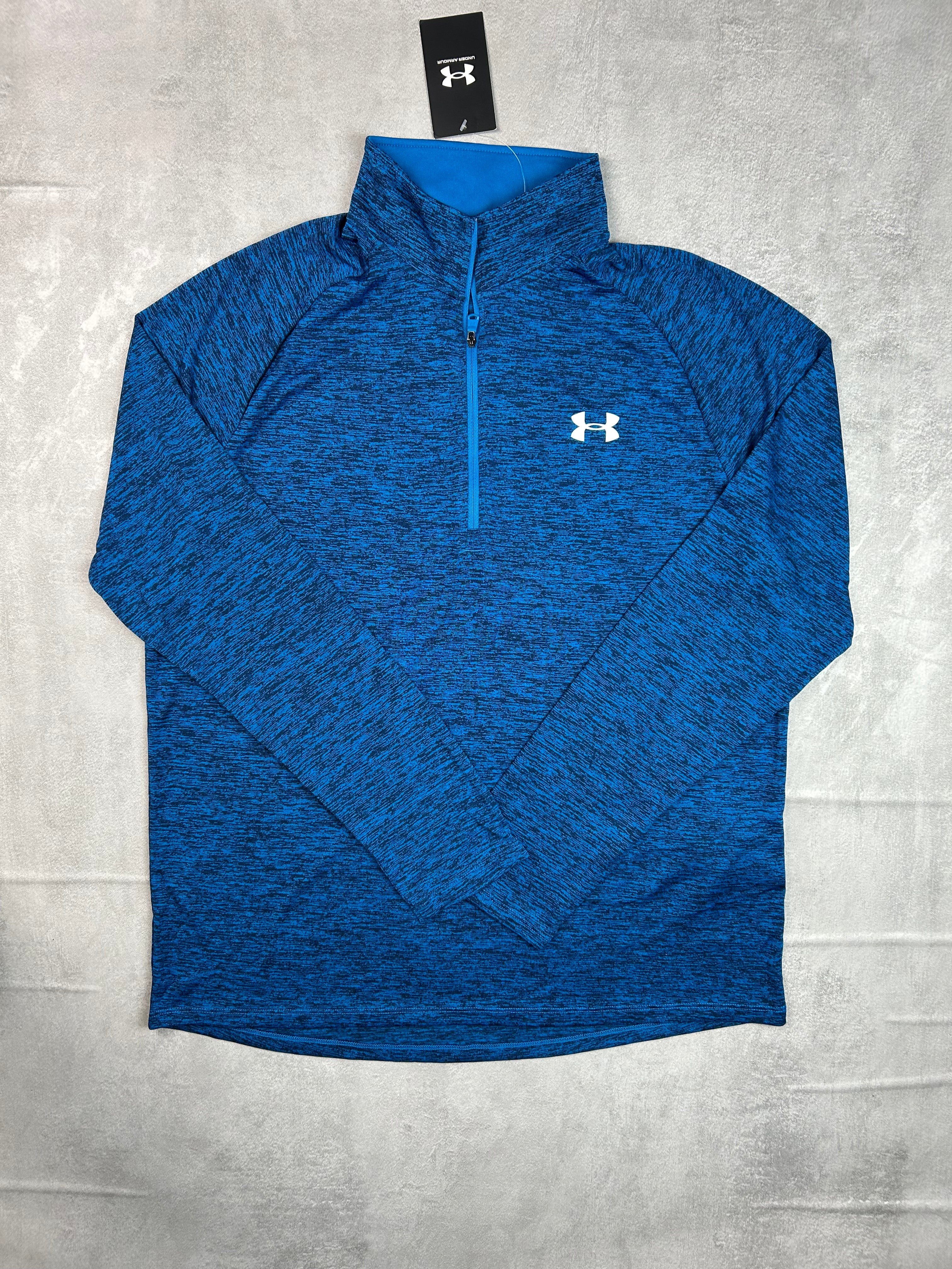 Under armour tech half zip dark blue