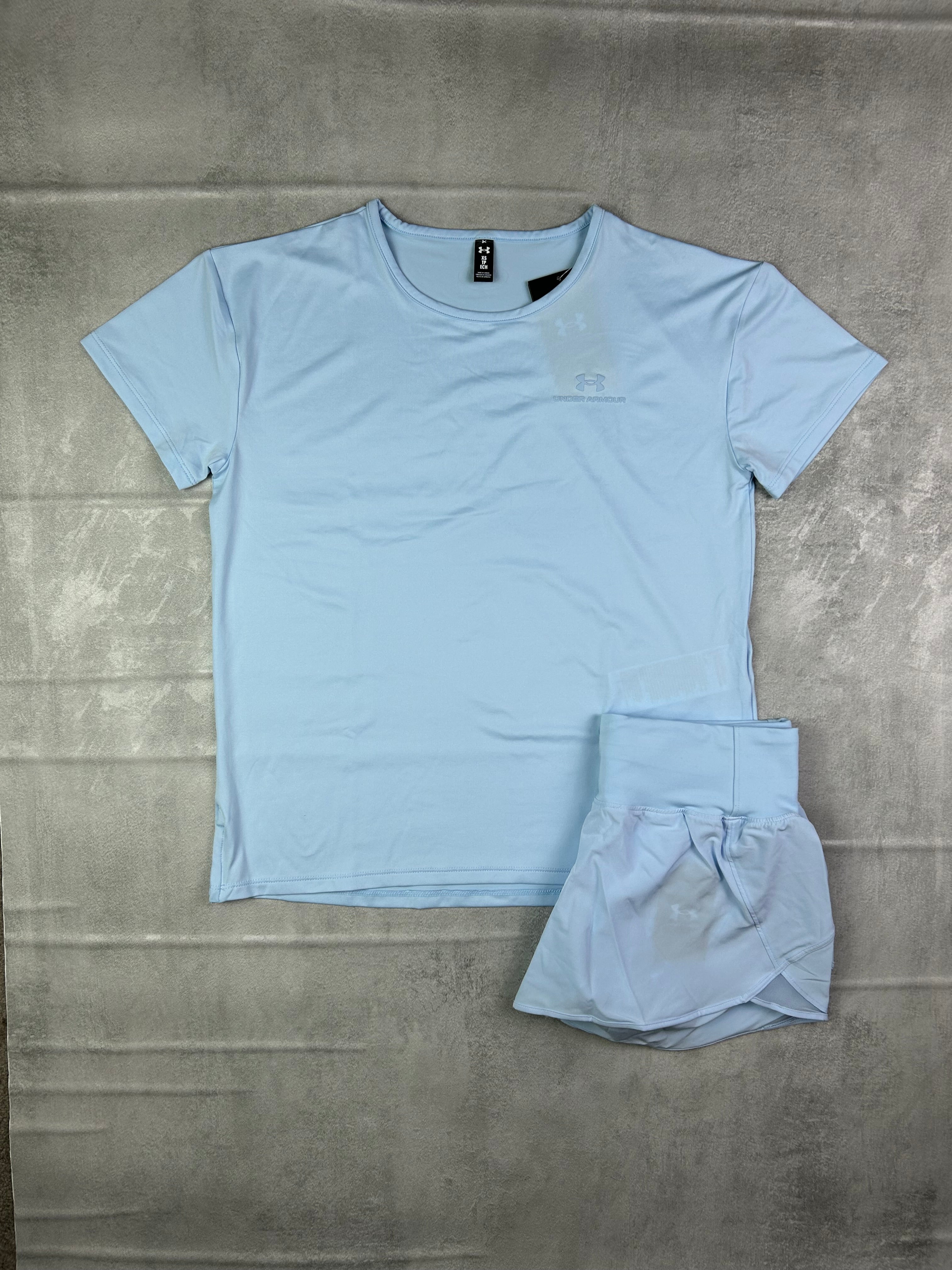 Under armour women's baby blue vanish set