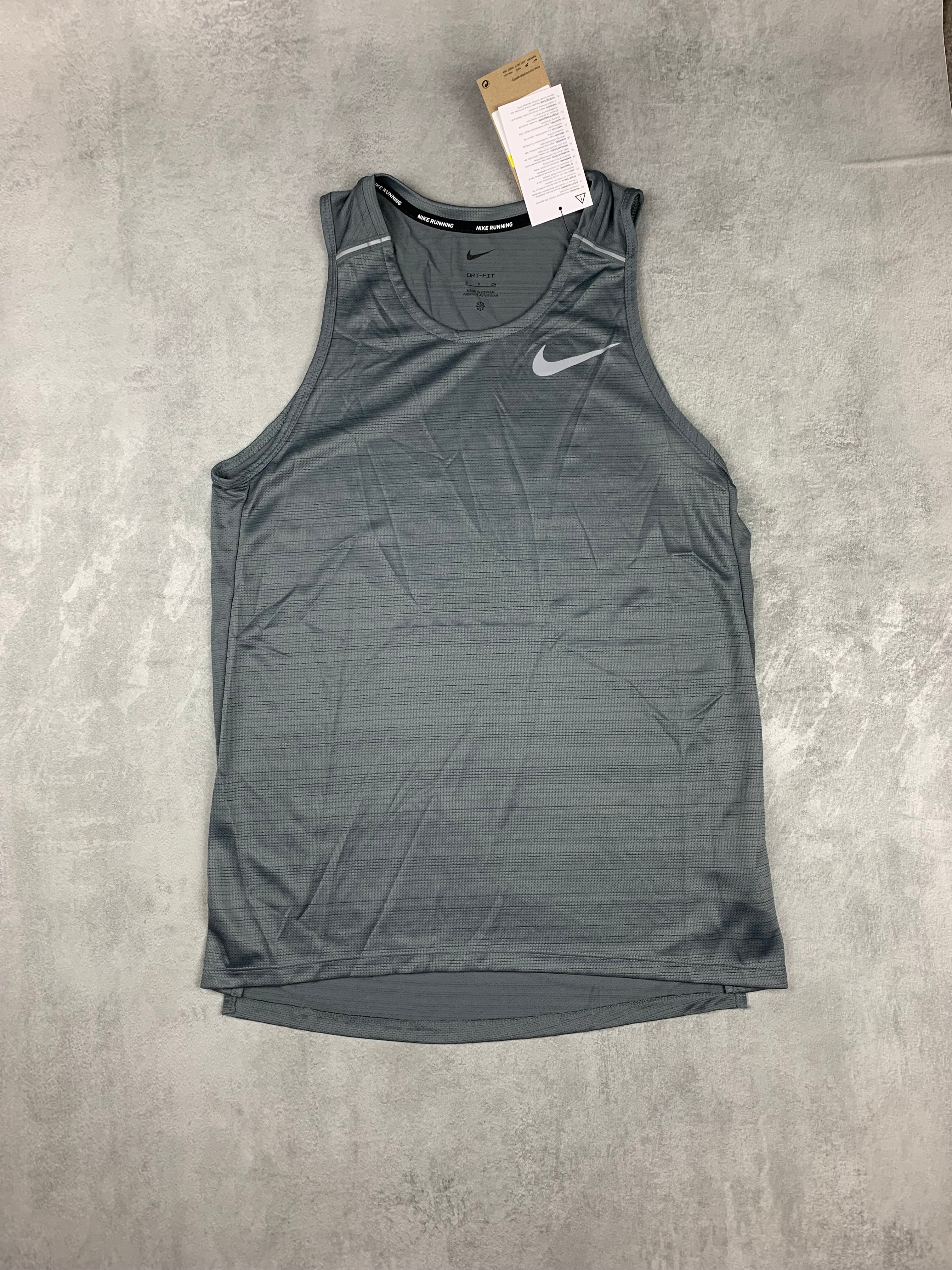 nike Dri-FIT miler vest grey 