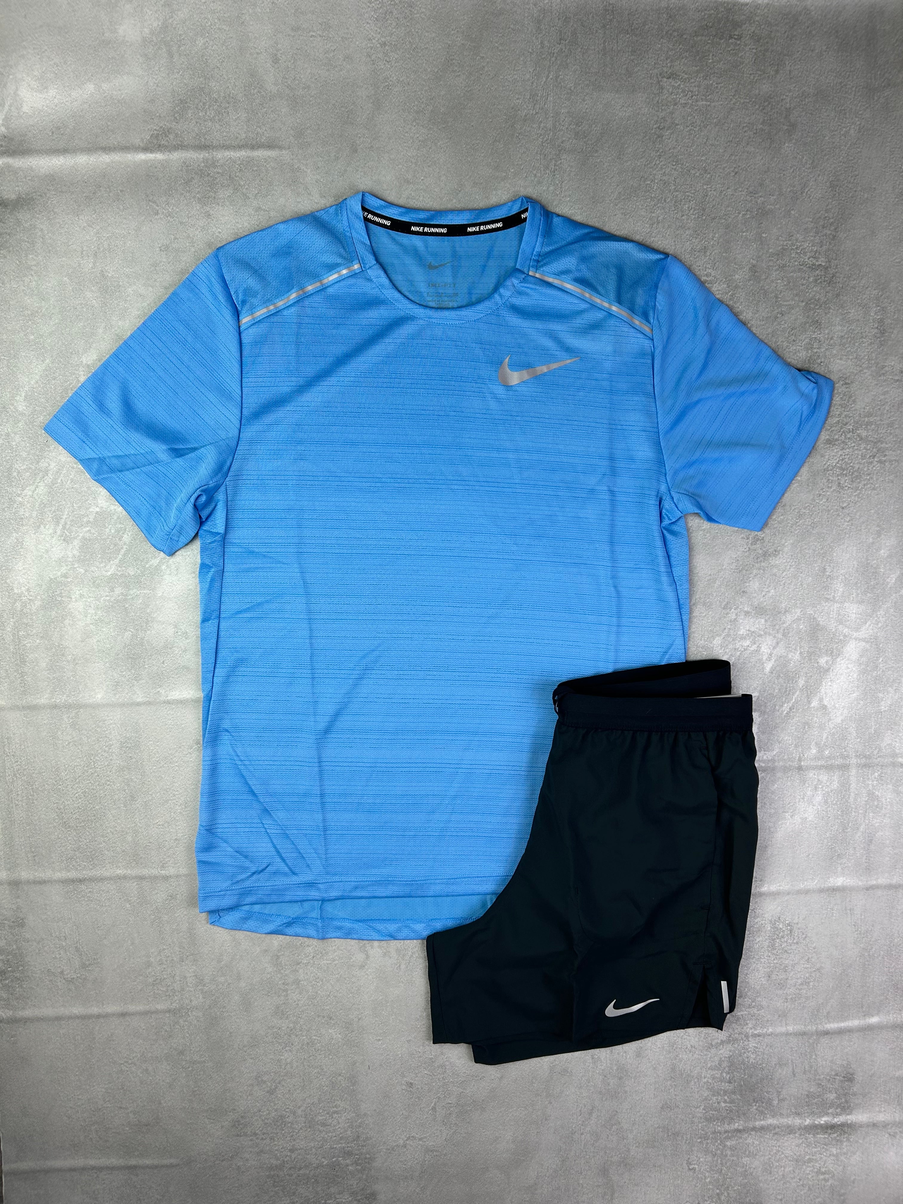 Nike miler 1.0 men's t shirt university blue