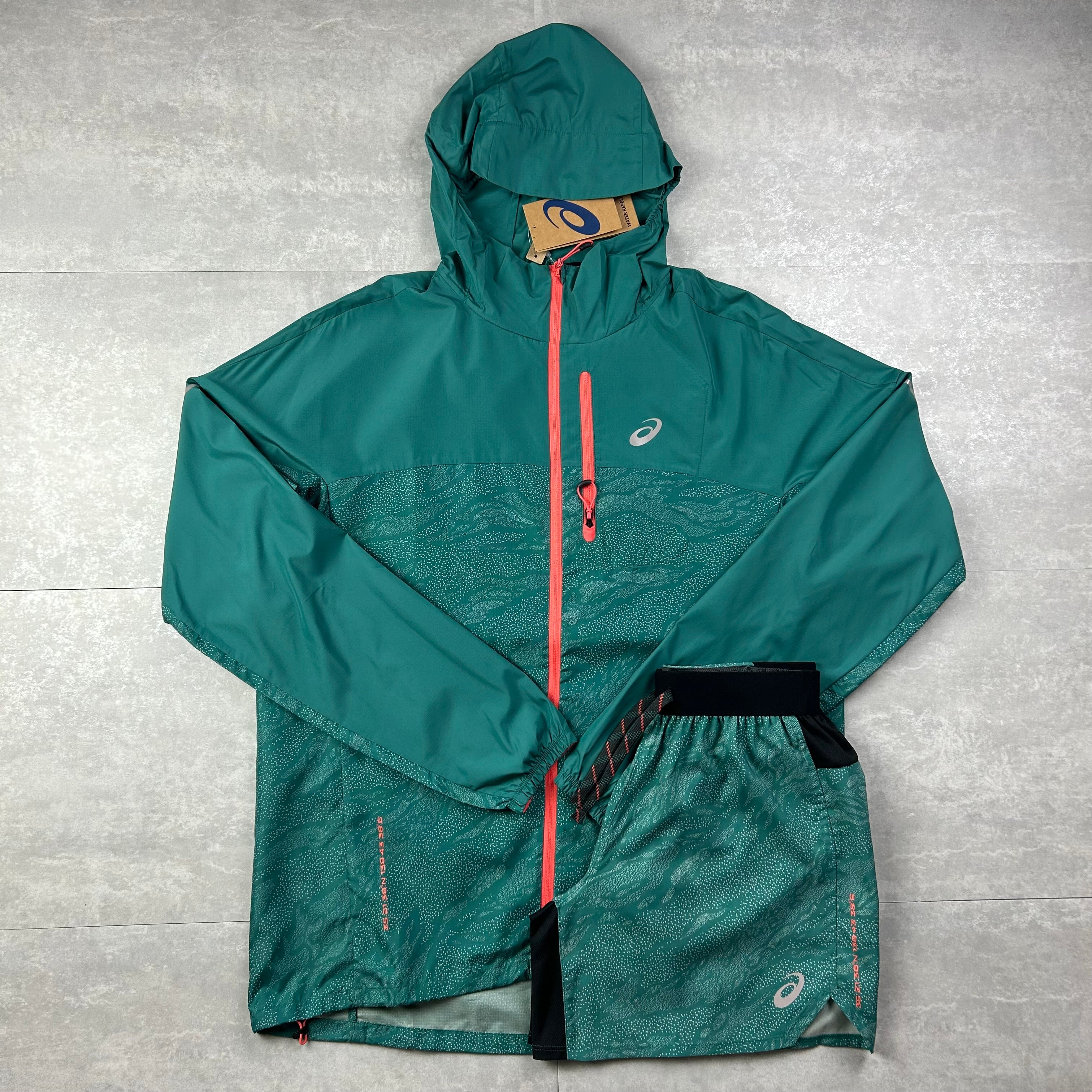 Asics fuji trail wind-runner jacket set