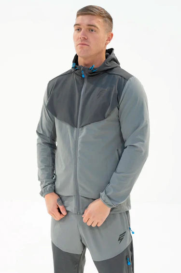 Elude Men's ghost jacket light grey/coal/blue