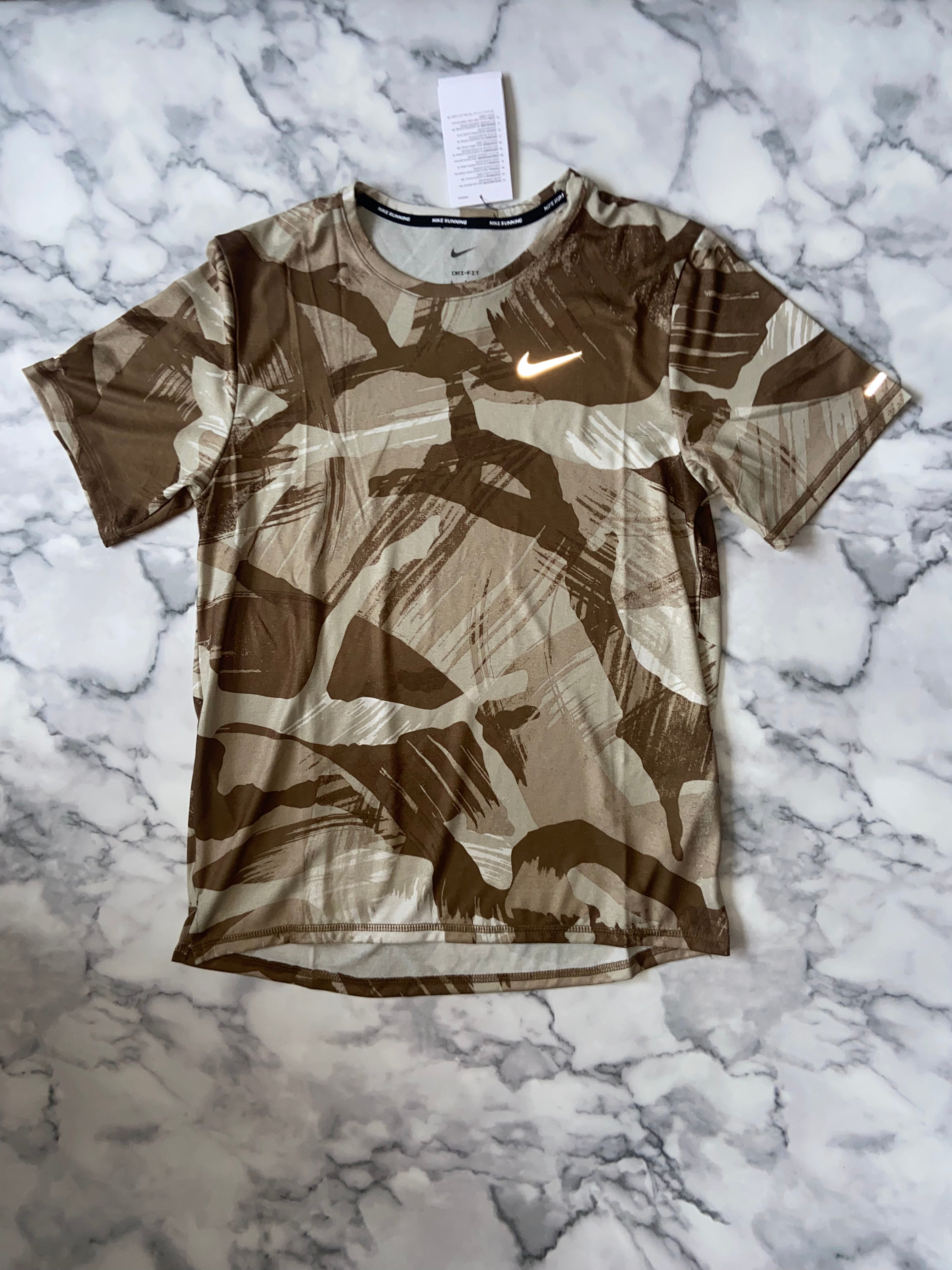 Nike camo miler t shirt