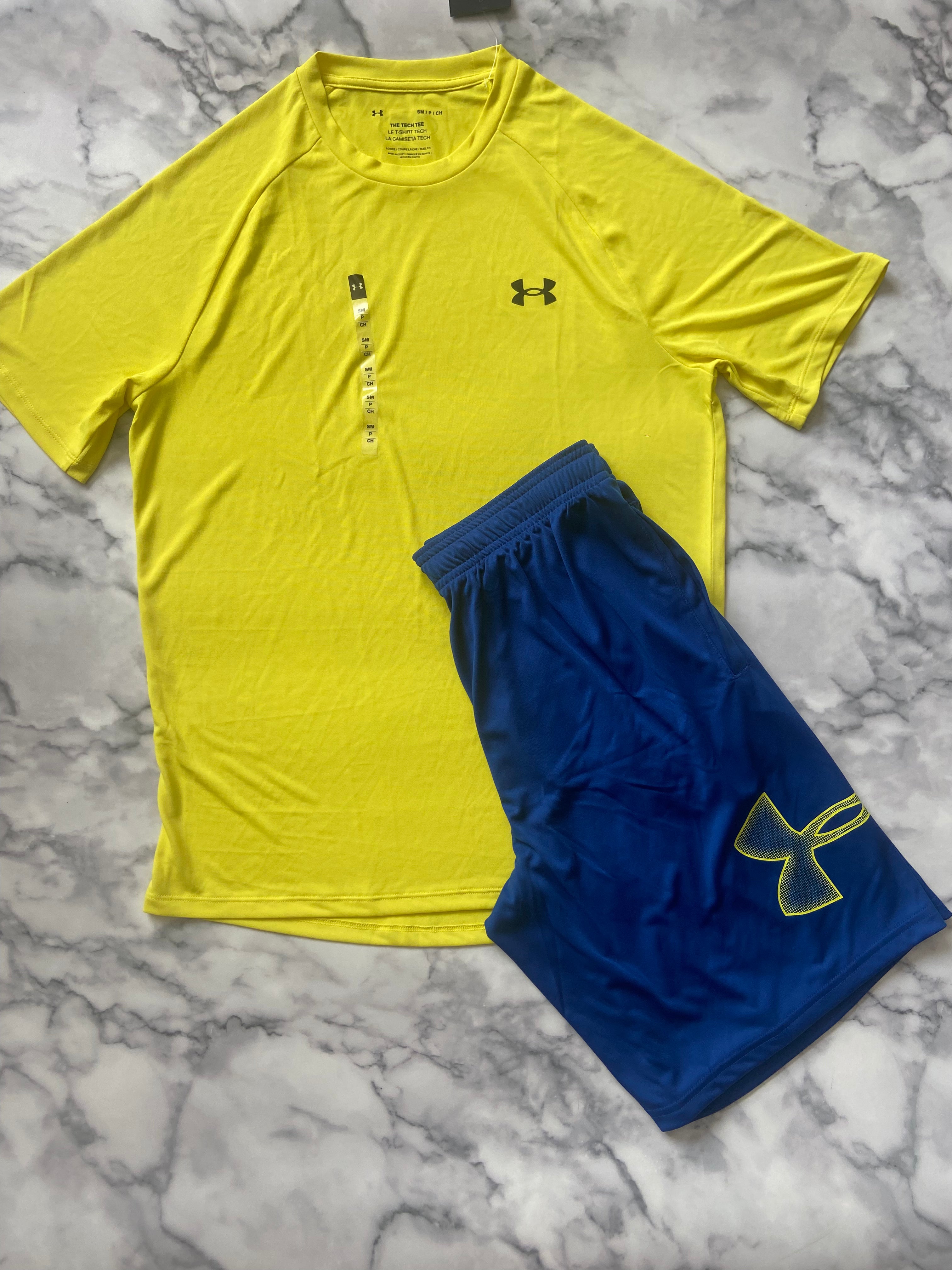 Under armour tech yellow set