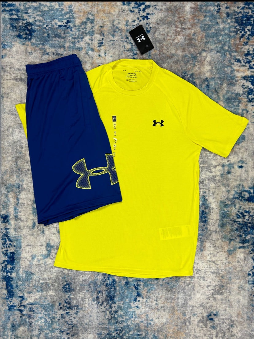 Under armour tech yellow set