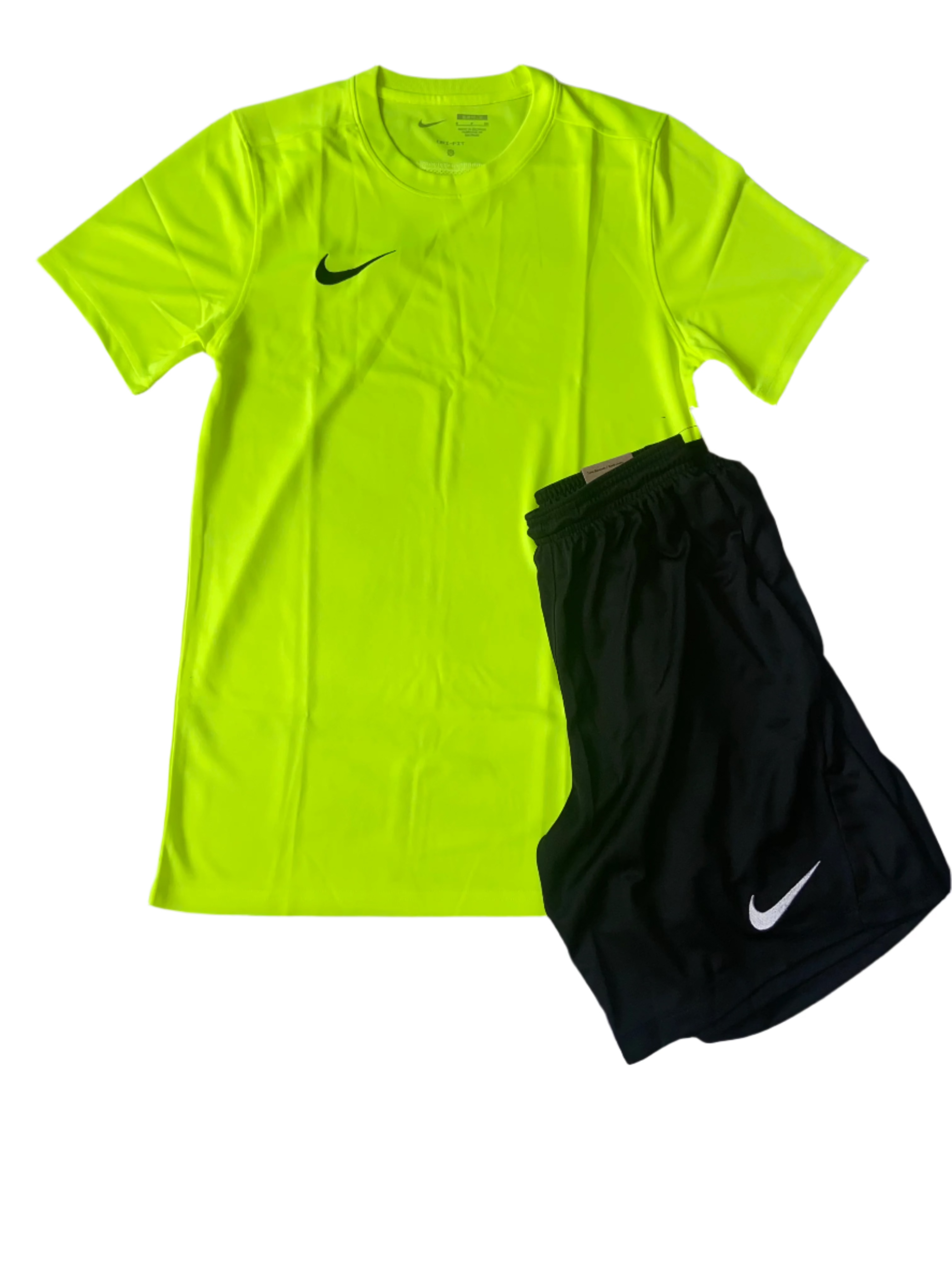 Nike dri fit set volt/black