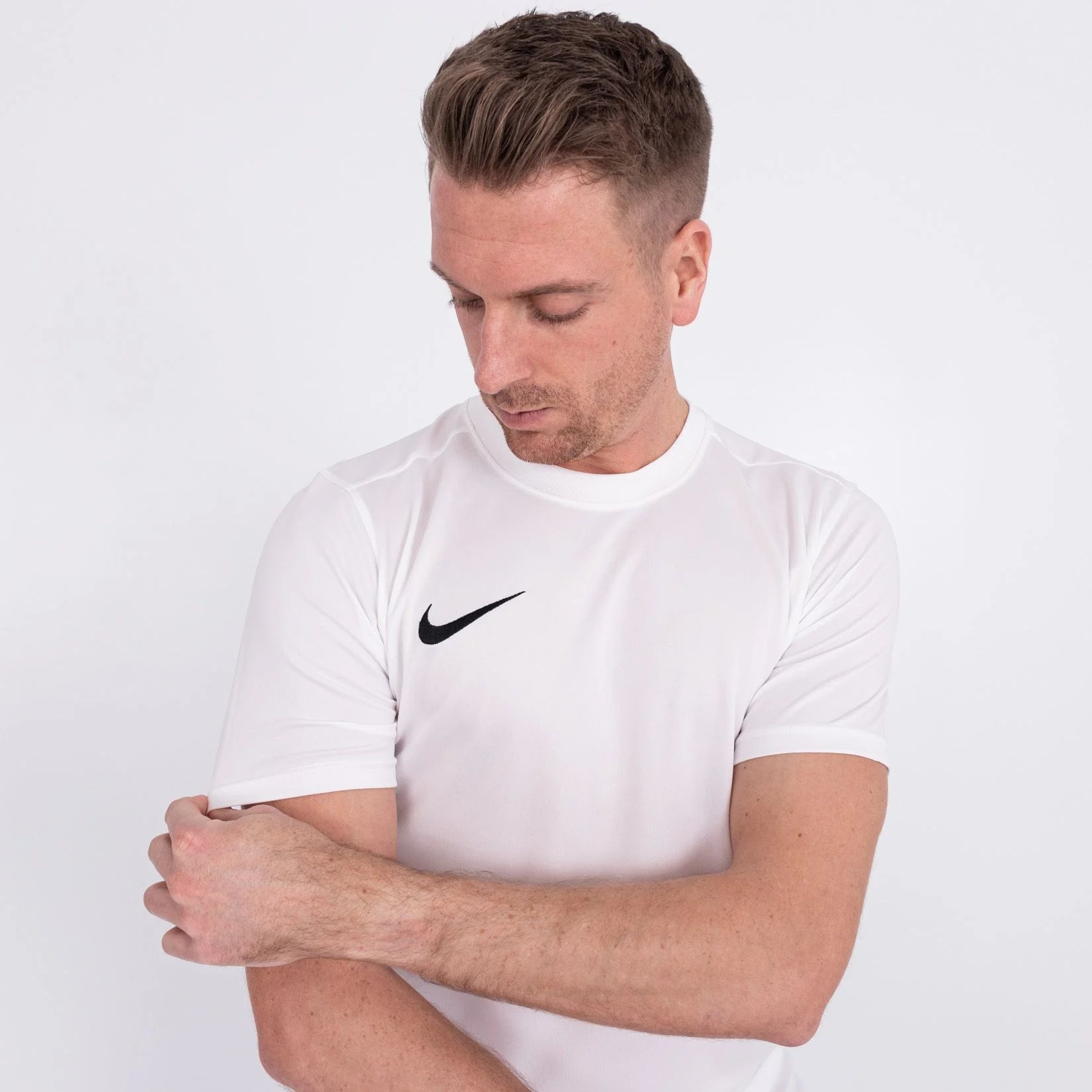 Nike Men's dri-fit t shirt white