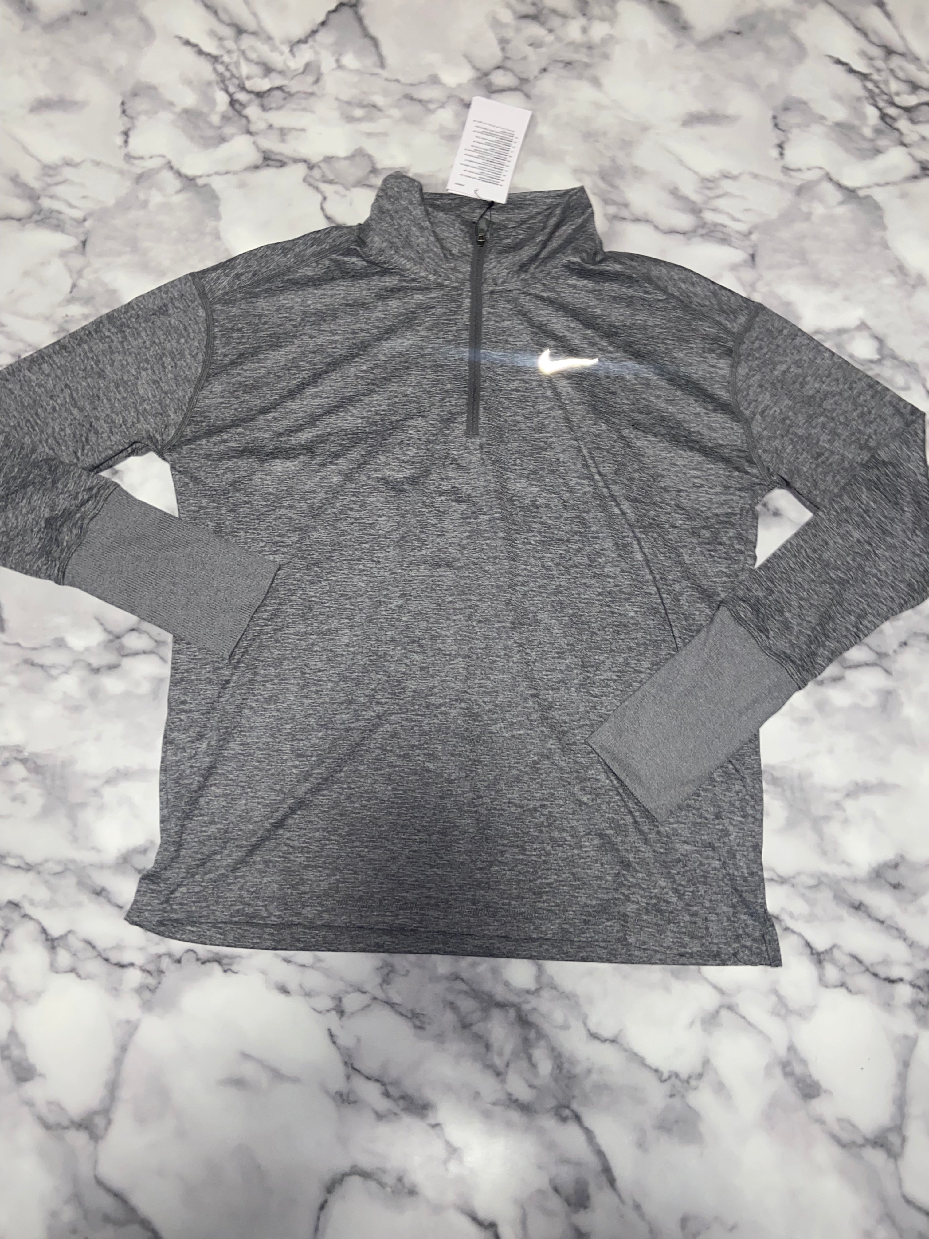 Nike running half-zip grey (womens)